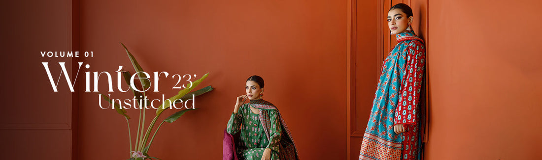 Embrace Winter Elegance: Khaddar Unstitched Dresses by Orient