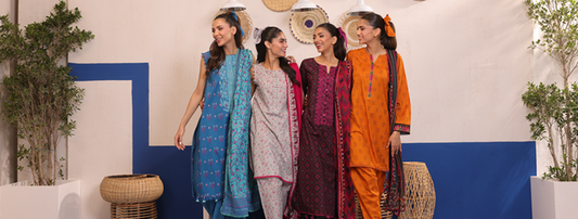 Explore Premium Unstitched Lawn Suits for Modern Women