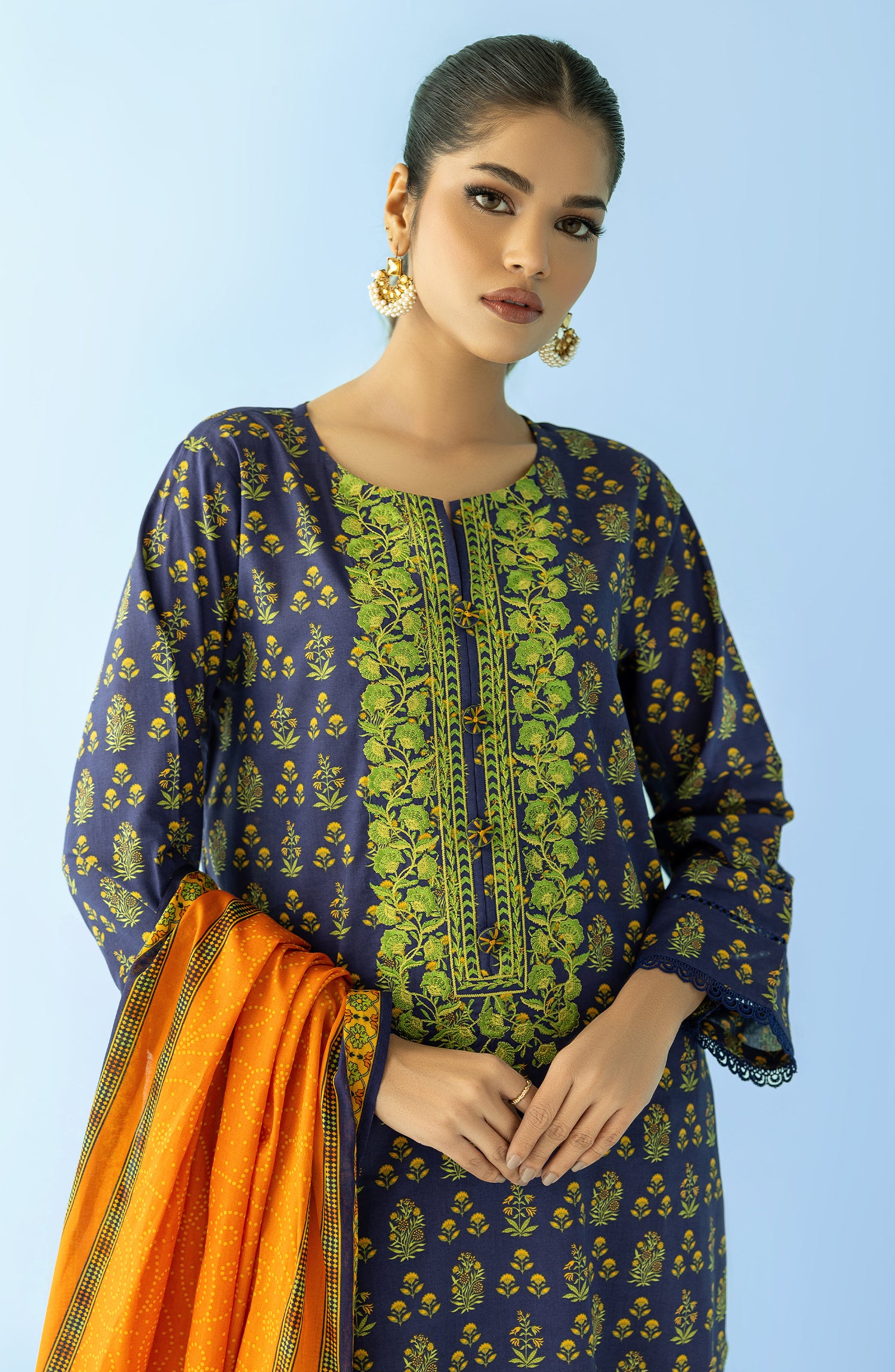 Stitched | 2 Piece | Embroidered Lawn | NRDS-24-025