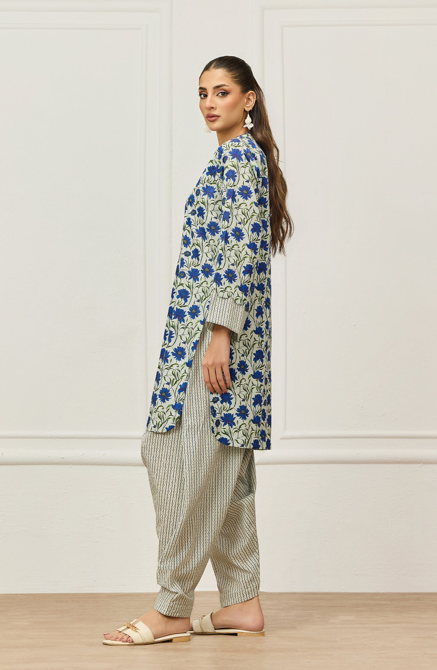 Stitched | 2 Piece | Printed | Lawn Shirt | WRCV25S-2039/S BEIGE