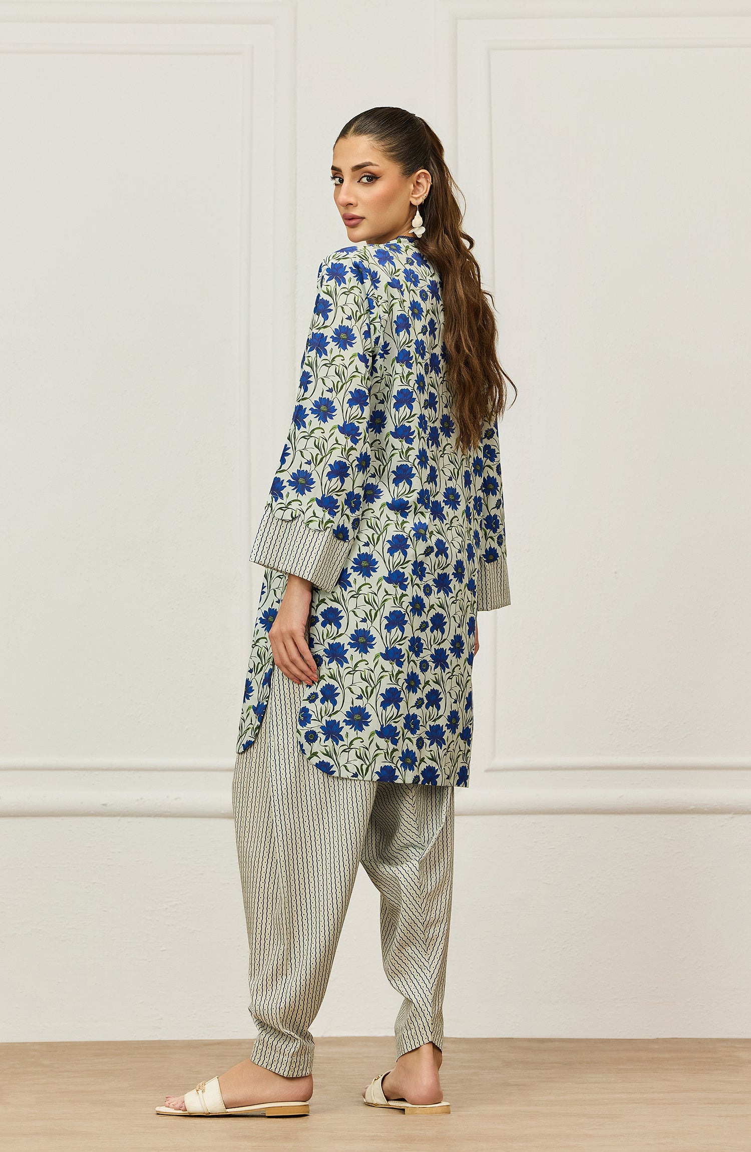 Stitched | 2 Piece | Printed | Lawn Shirt | WRCV25S-2039/S BEIGE