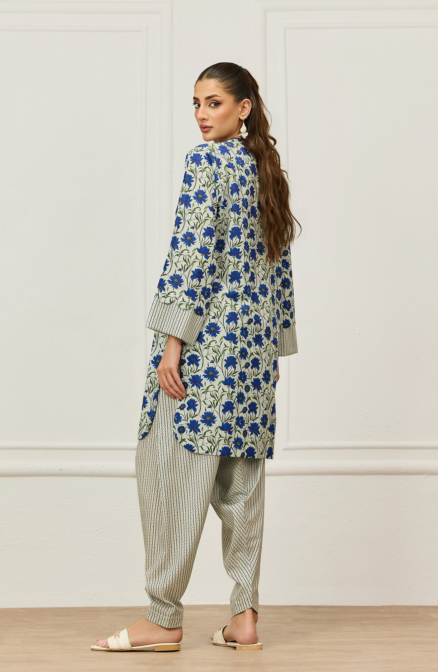 Stitched | 2 Piece | Printed | Lawn Shirt | WRCV25S-2039/S BEIGE