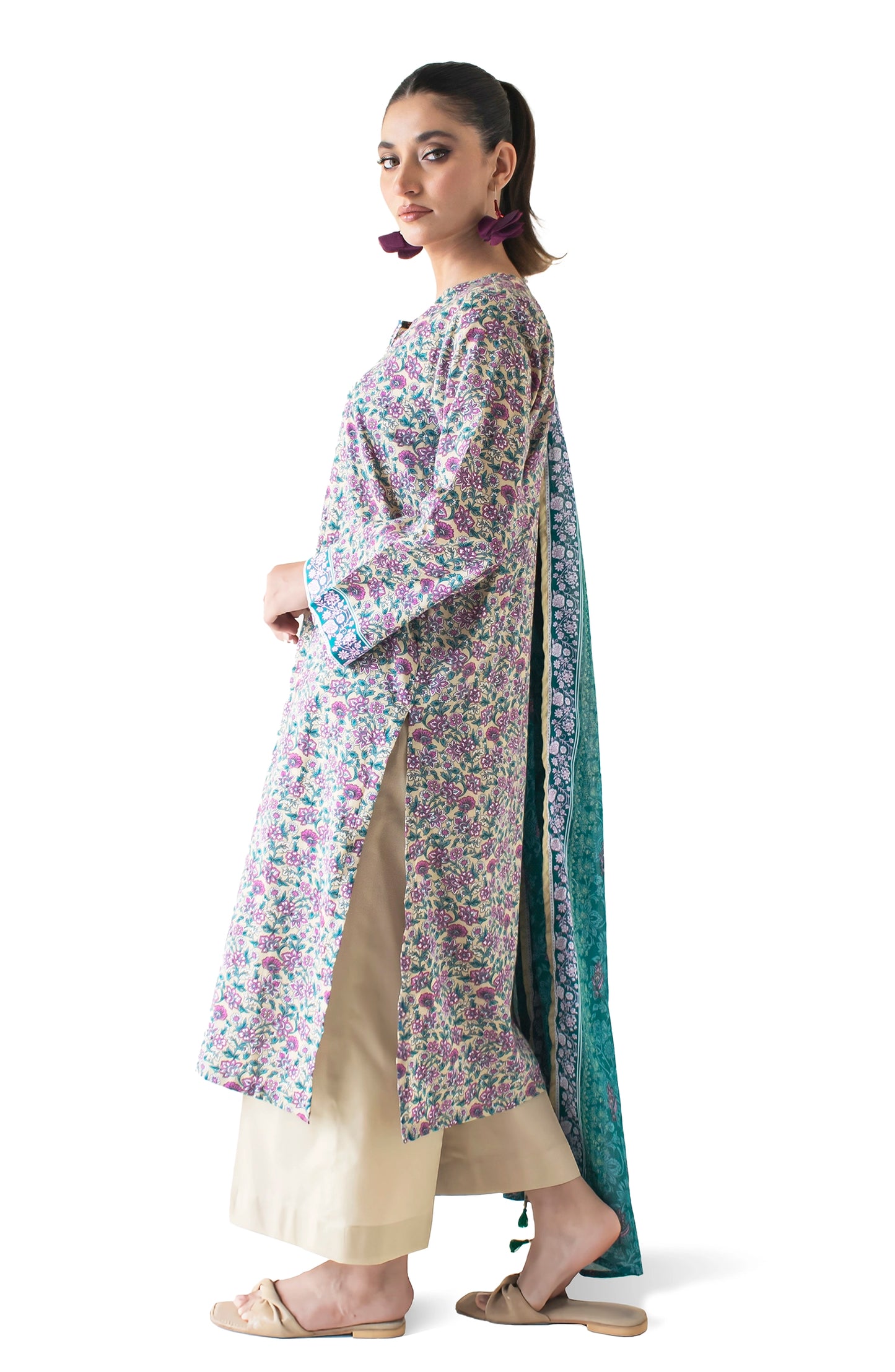 Stitched | 3 Piece | Printed Lawn | OTL-24-436