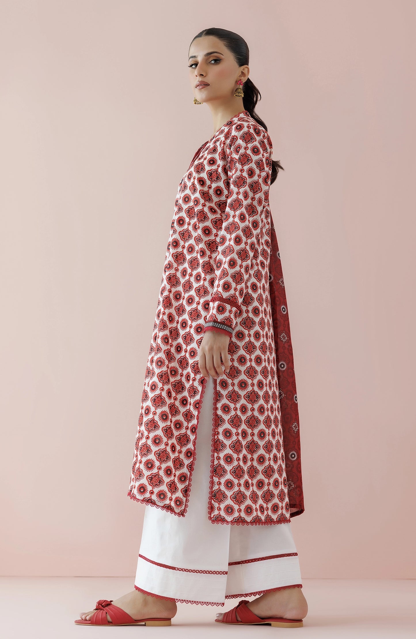 Stitched | 3 Piece | Printed Lawn | OTL-24-158