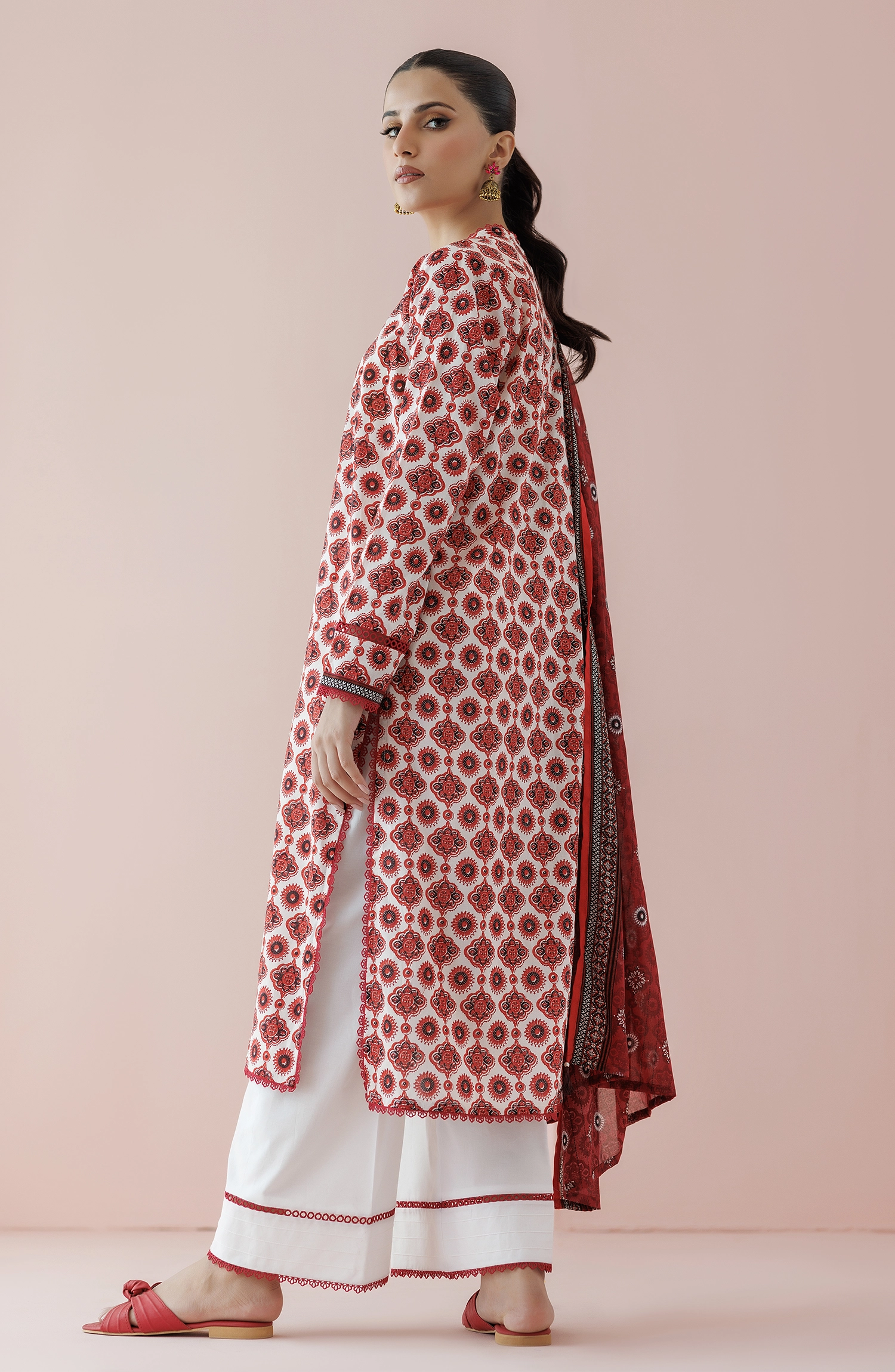 Stitched | 3 Piece | Printed Lawn | OTL-24-158
