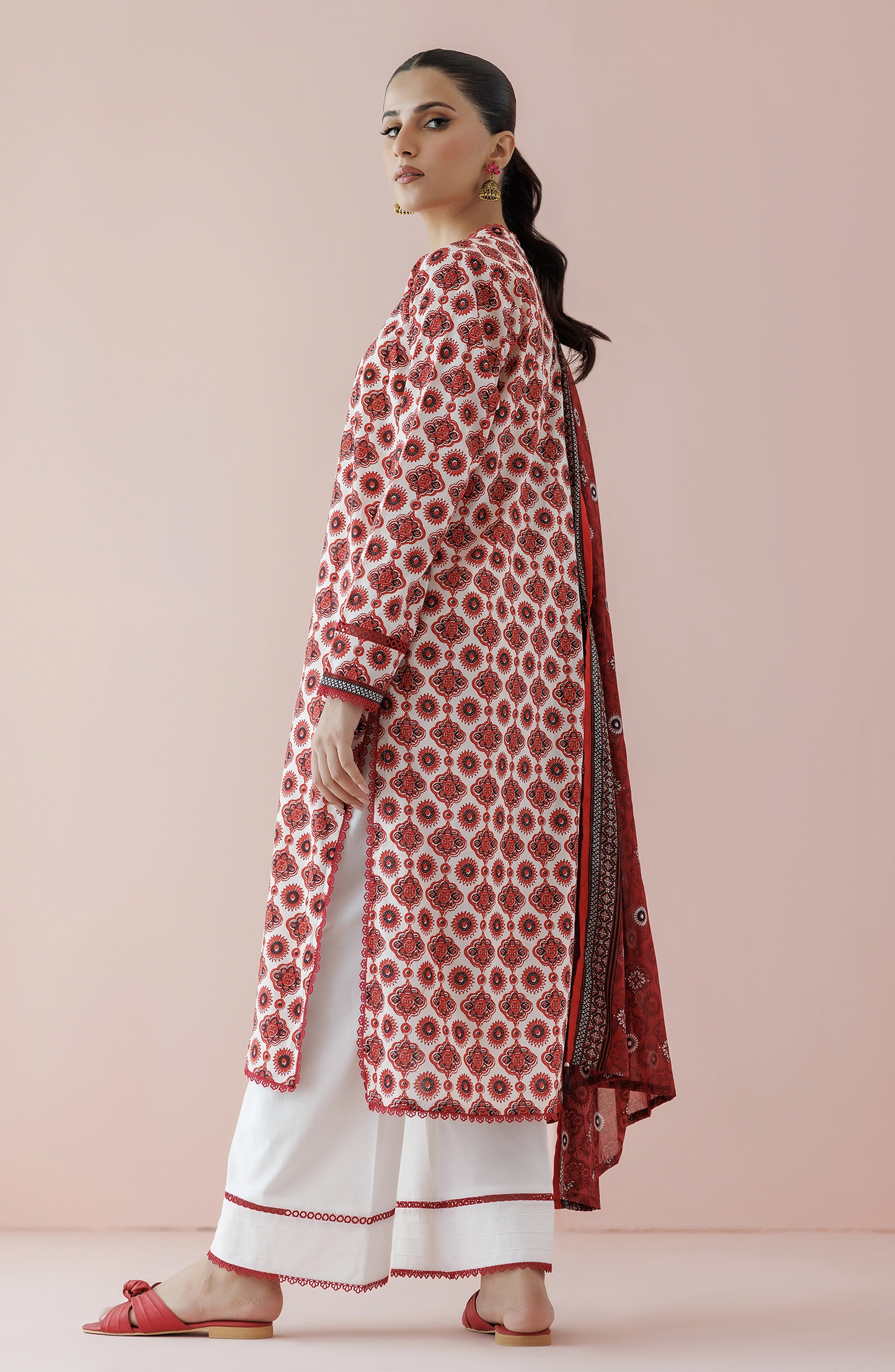 Stitched | 3 Piece | Printed Lawn | OTL-24-158