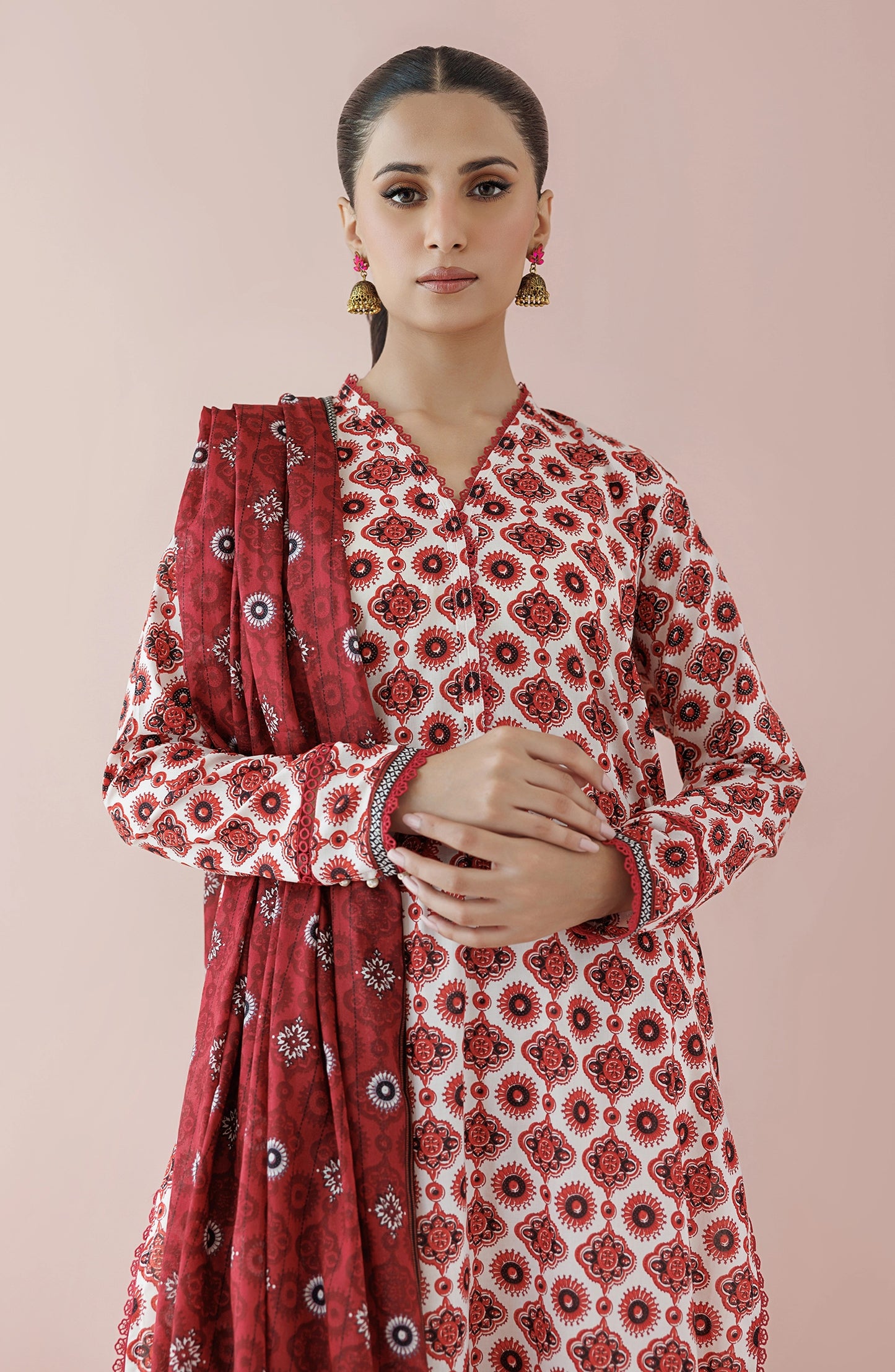Stitched | 3 Piece | Printed Lawn | OTL-24-158