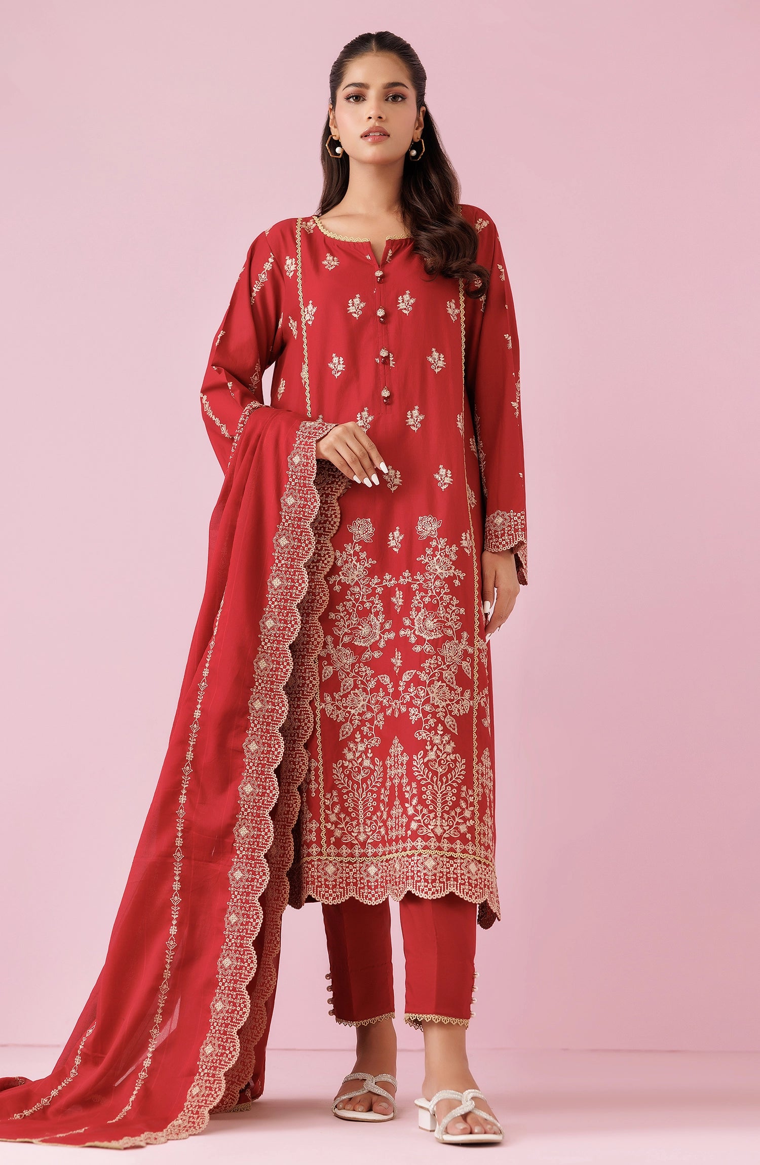 Stitched | 3 Piece | Chikankari | WRFC24S-3009