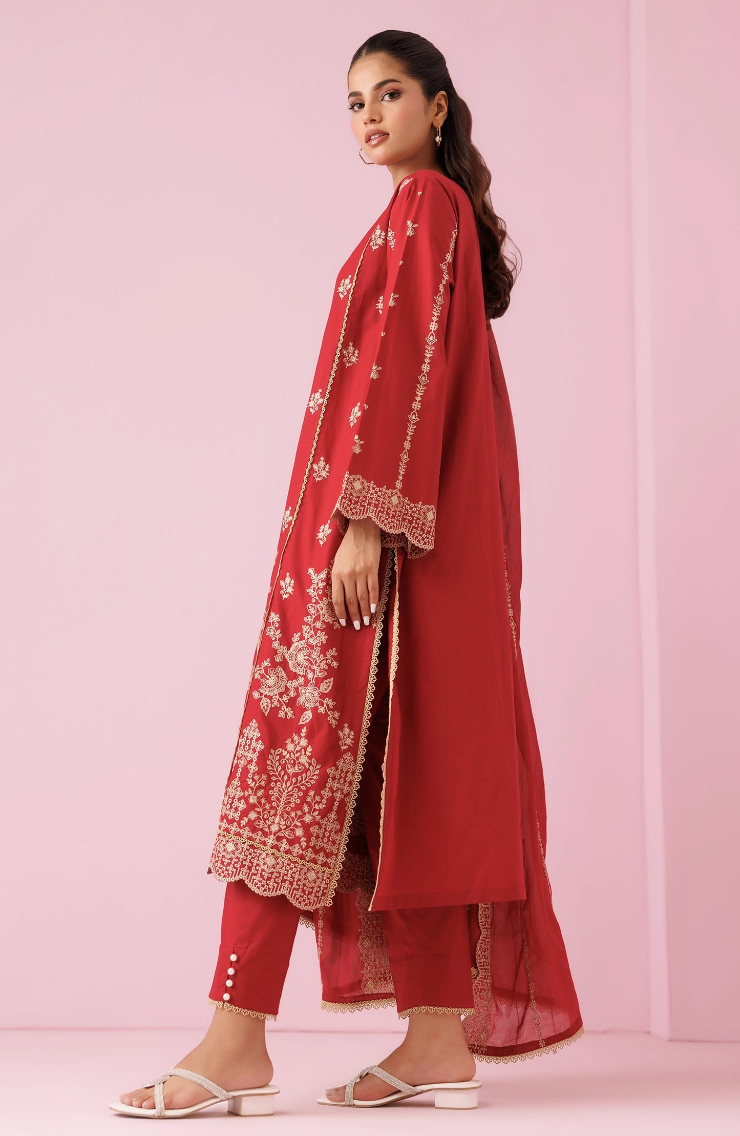 Stitched | 3 Piece | Chikankari | WRFC24S-3009