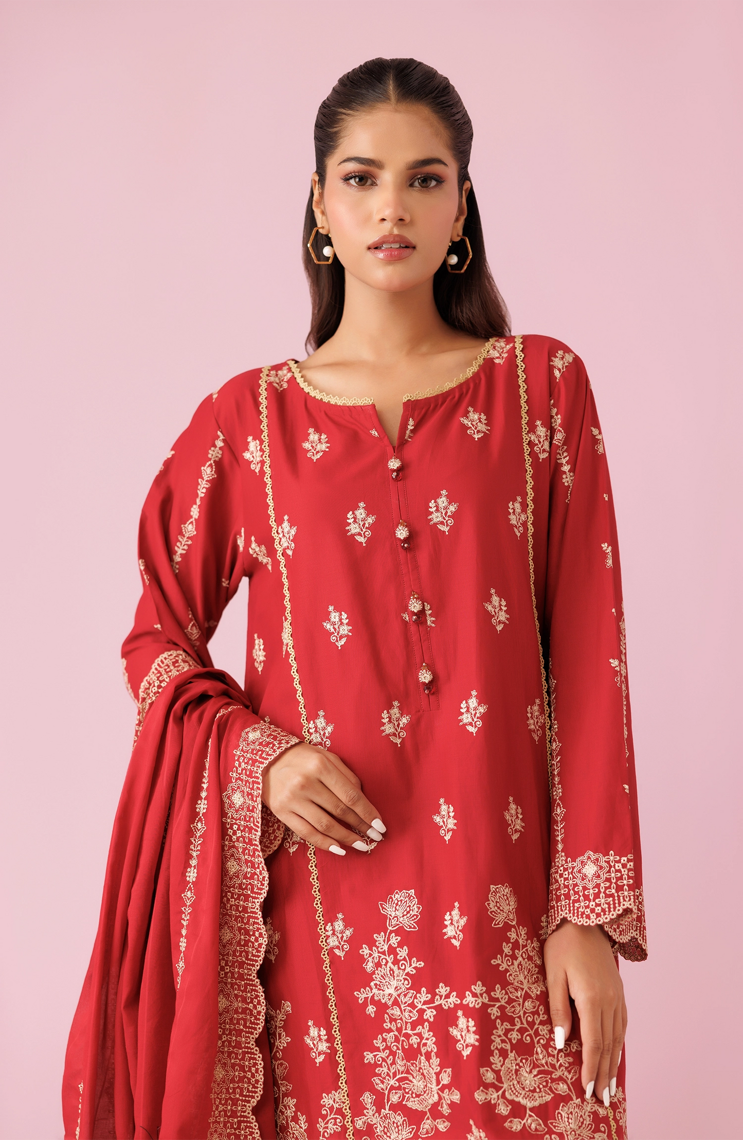 Stitched | 3 Piece | Chikankari | WRFC24S-3009