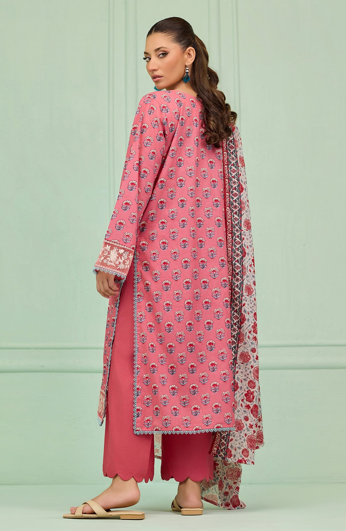 Unstitched | 3 Piece | Printed | Lawn Shirt | OTL-20146/U PINK