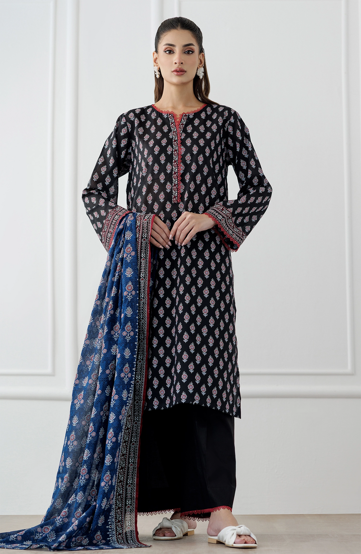 UNSTITCHED | 3 Piece | Printed Lawn | OTL-25-048