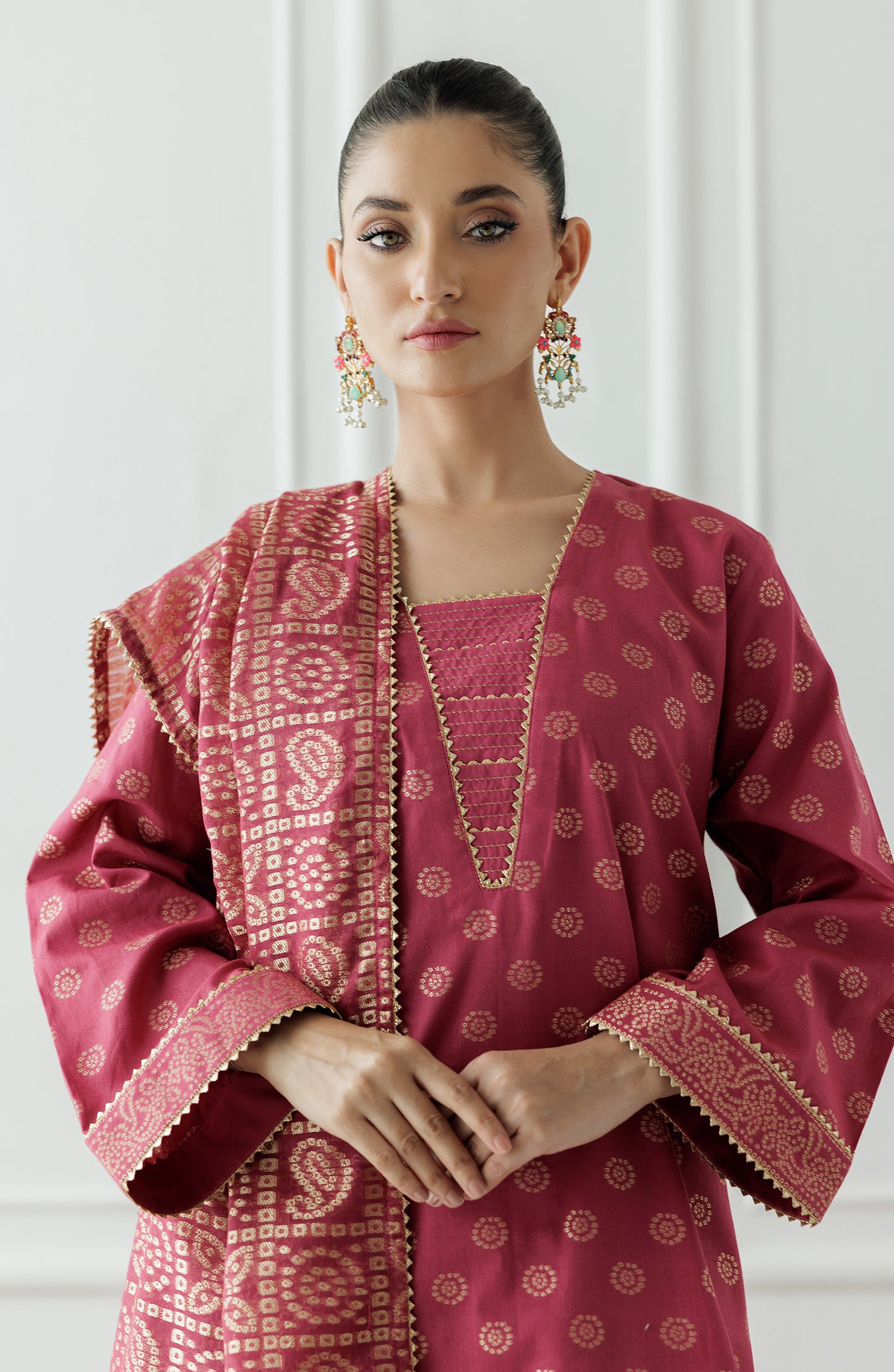 Unstitched | 3 Piece | CLASSIC LAWN JACQUARD COLLECTION | OTL-25-011