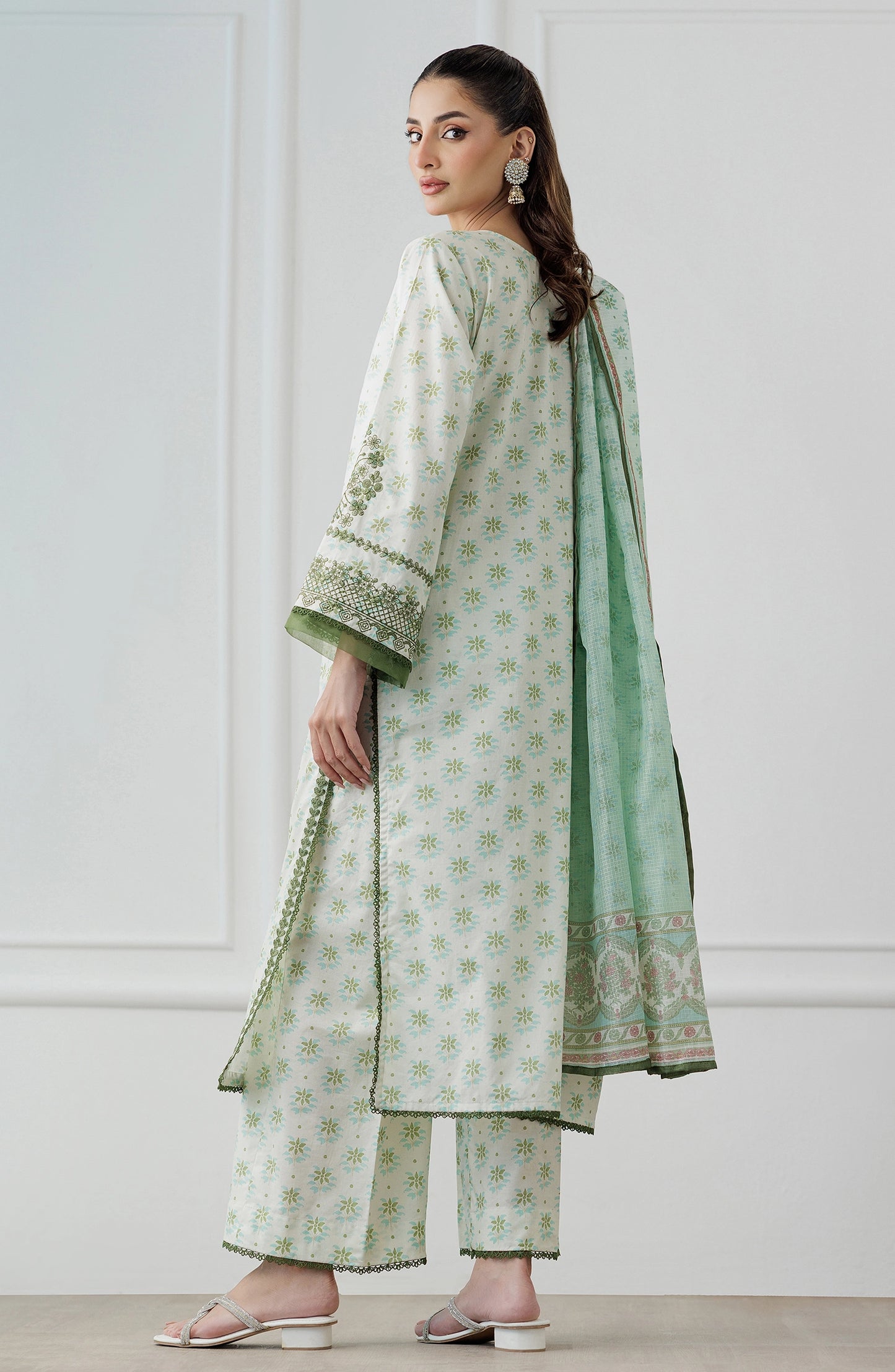 Stitched | 3 Piece | Embroidered | LAWN SHIRT | WRHC25S-3002/S BEIGE