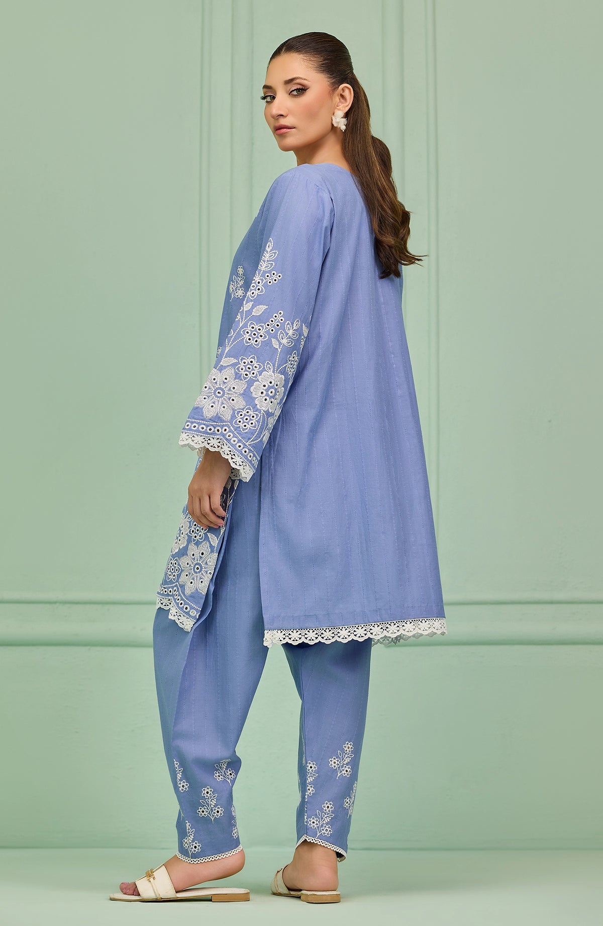 Stitched | 2 Piece | Embroidered | Jacquard Shirt | WRCJ26S-2012/S LIGHT BLUE