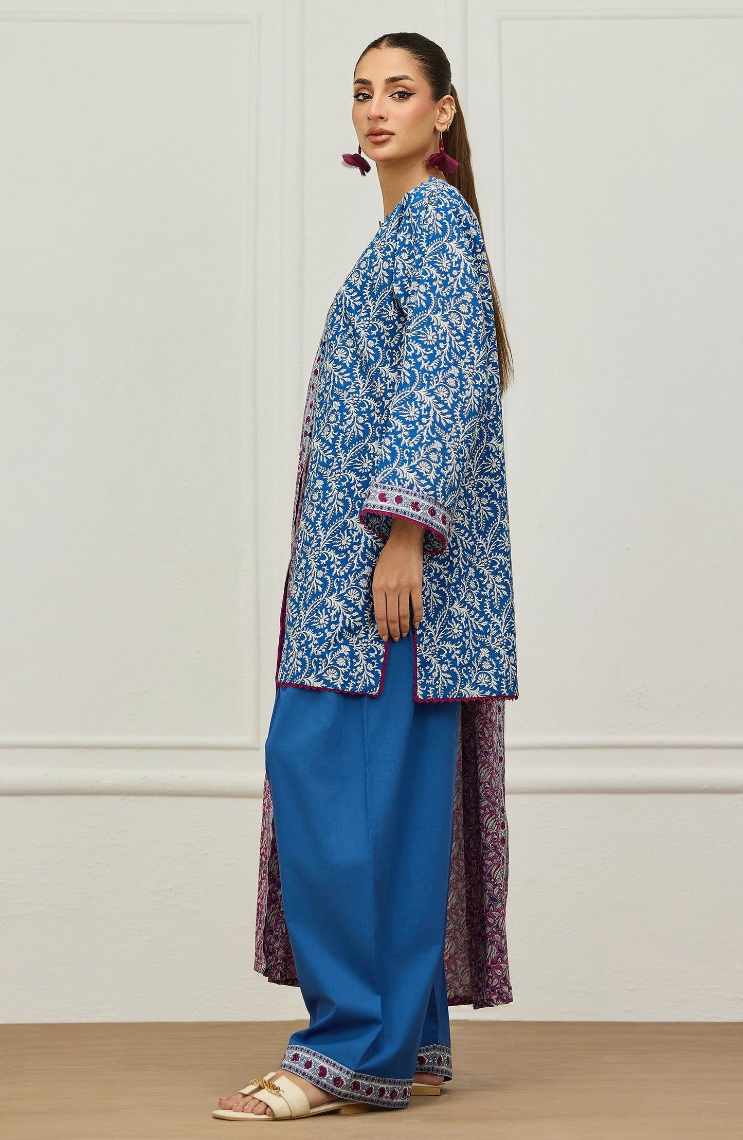 Stitched | 3 Piece | Printed | Lawn Shirt | OTL-20226/S BLUE