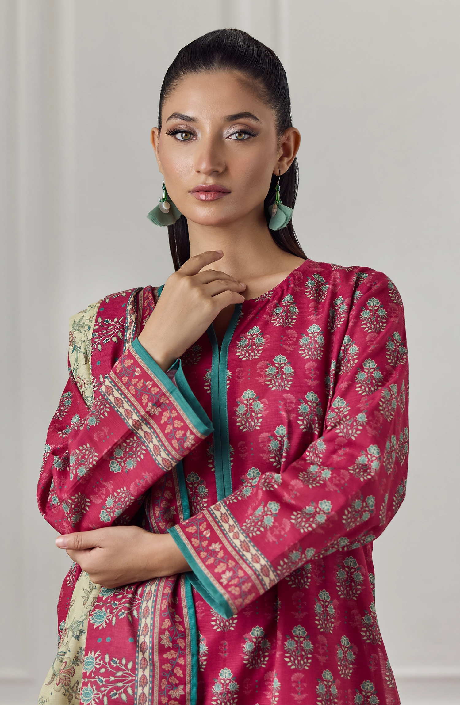 Unstitched | 3 Piece | Printed Khaddar | OTL-25-416