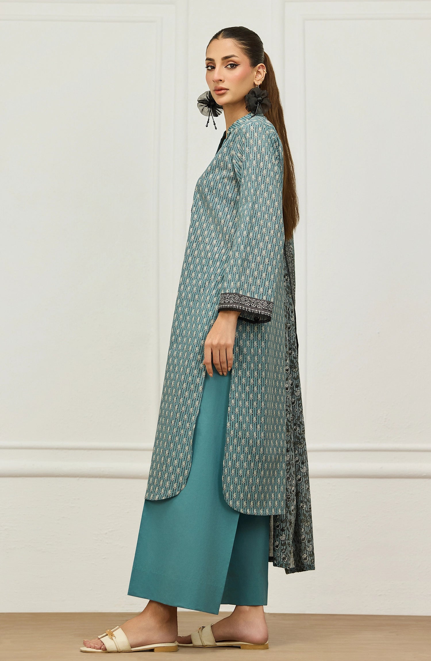 Stitched | 3 Piece | Printed | Lawn Shirt | OTL-20246/S GREEN