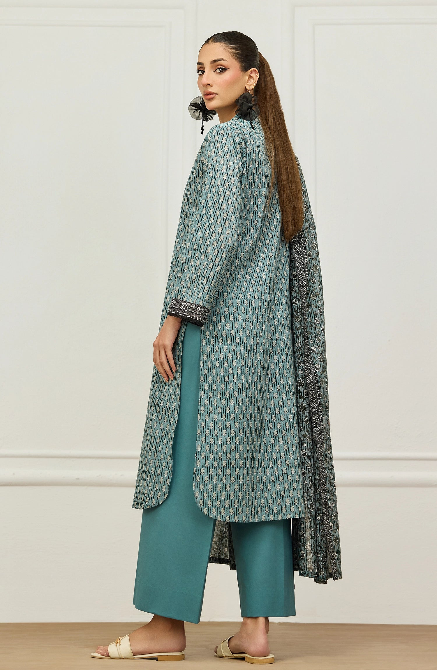 Stitched | 3 Piece | Printed | Lawn Shirt | OTL-20246/S GREEN