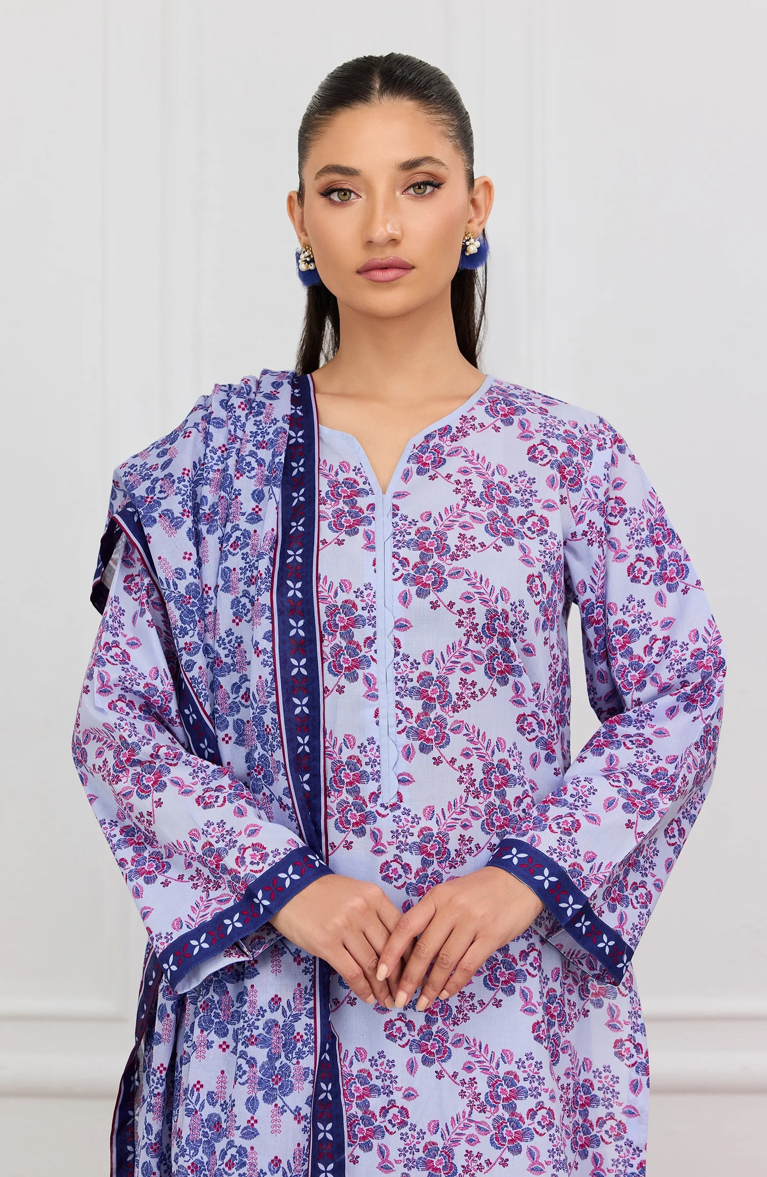 Stitched | 3 Piece | Printed | Lawn Shirt | OTL-20325/S LILAC