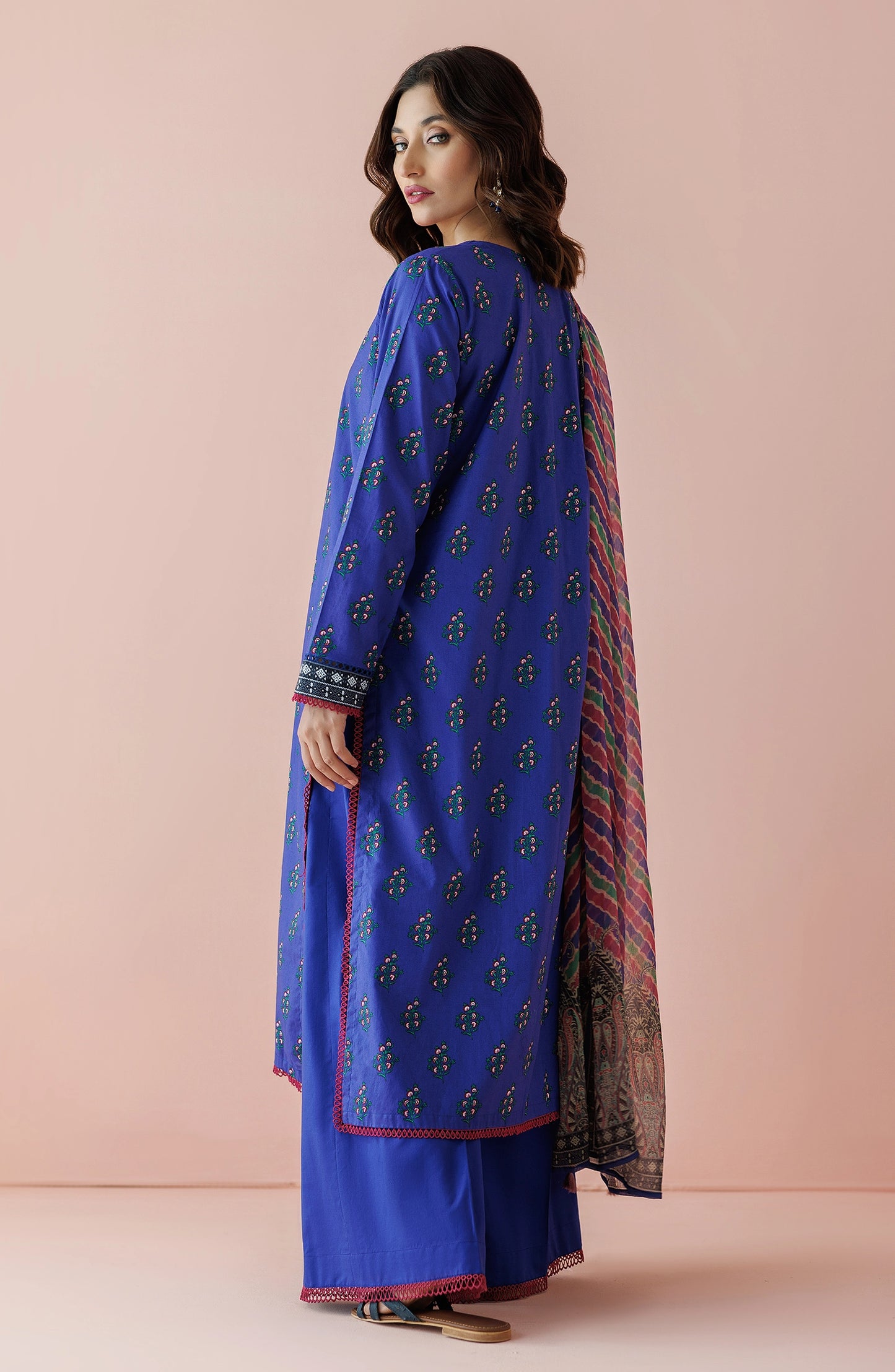 Stitched | 3 Piece | Premium Embroidered Lawn | OTL-24-041