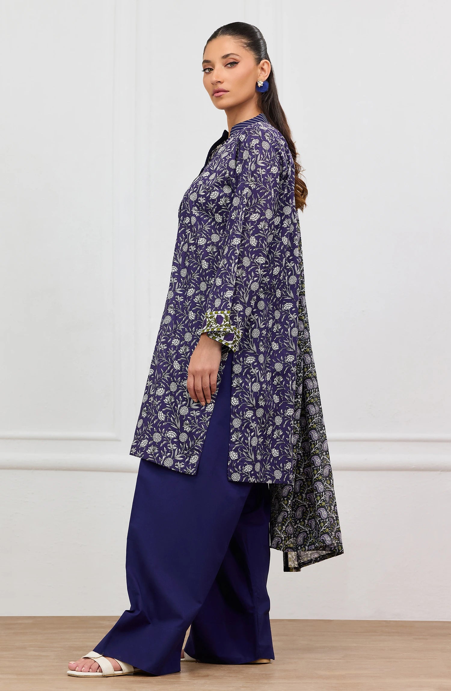 Stitched | 3 Piece | Printed | Lawn Shirt | OTL-20465/S PURPLE