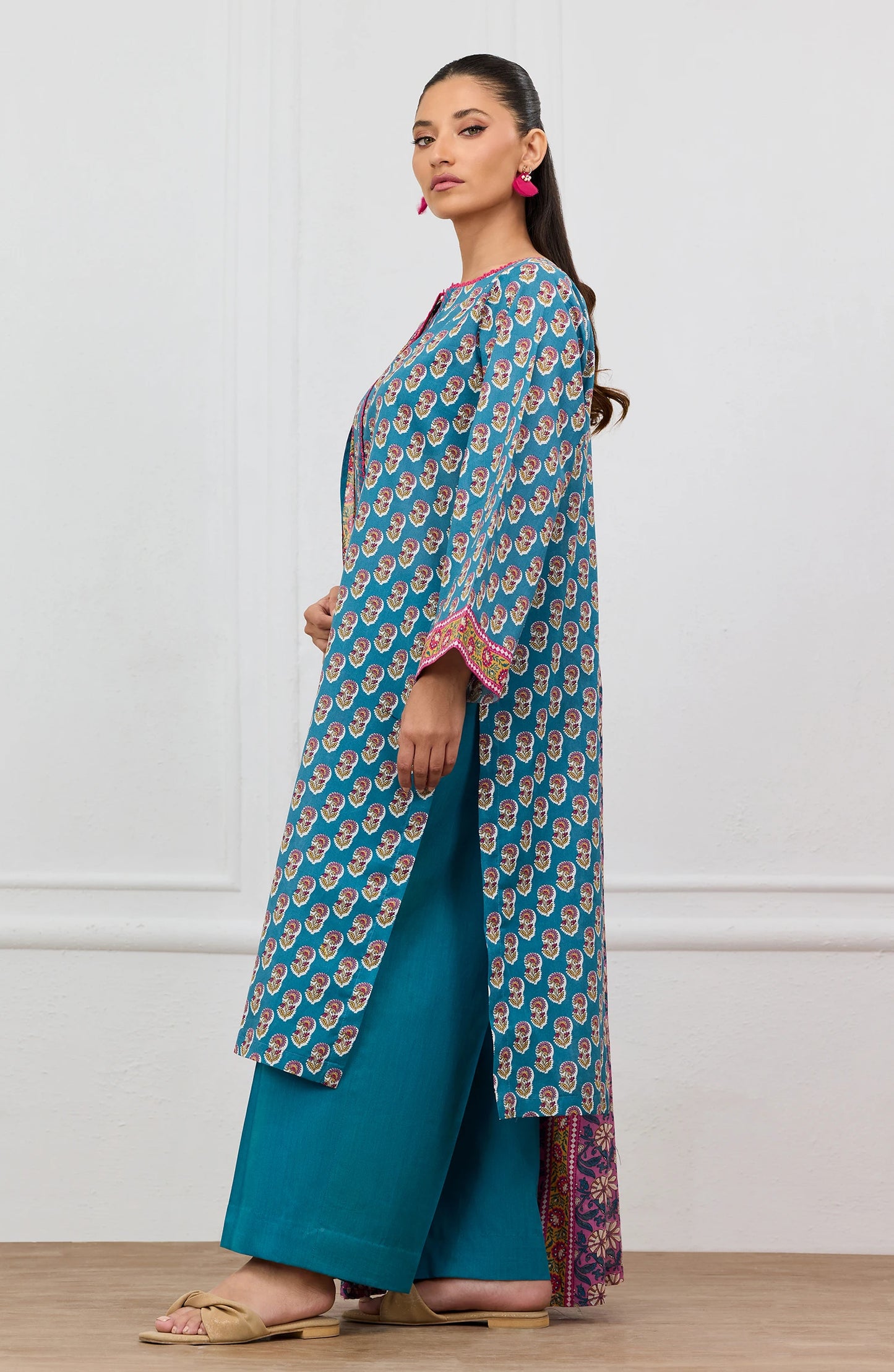 Stitched | 3 Piece | Printed | Lawn Shirt | OTL-20625/S TEAL