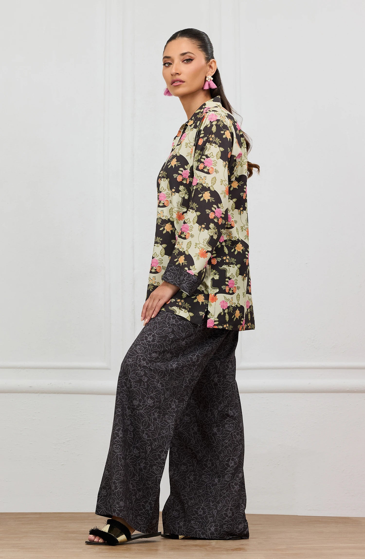 Stitched | 2 Piece | Printed | Lawn Shirt | WRCV25S-2040/S BLACK
