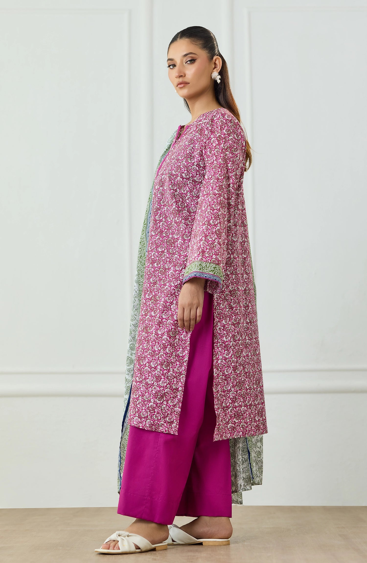 Unstitched | 3 Piece | Printed | Lawn Shirt | OTL-25-492/U PINK