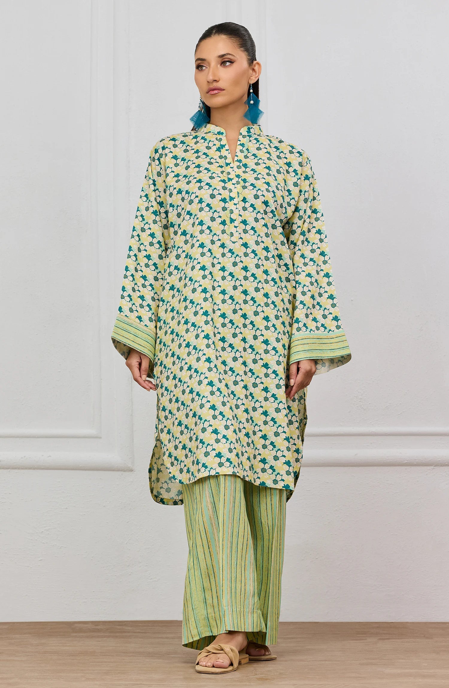 Stitched | 2 Piece | Printed | Lawn Shirt | WRCV25S-2036/S SEA GREEN
