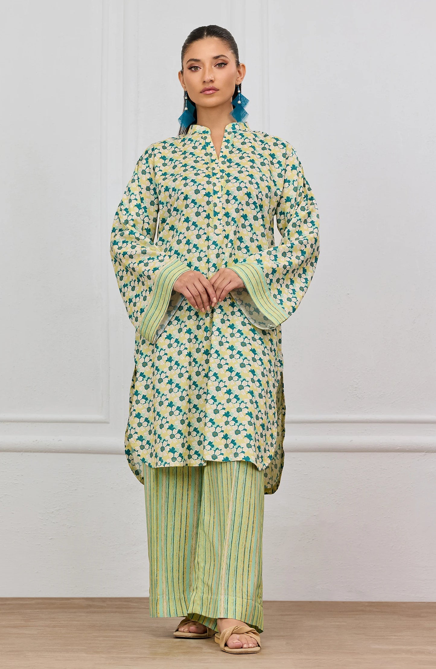 Stitched | 2 Piece | Printed | Lawn Shirt | WRCV25S-2036/S SEA GREEN