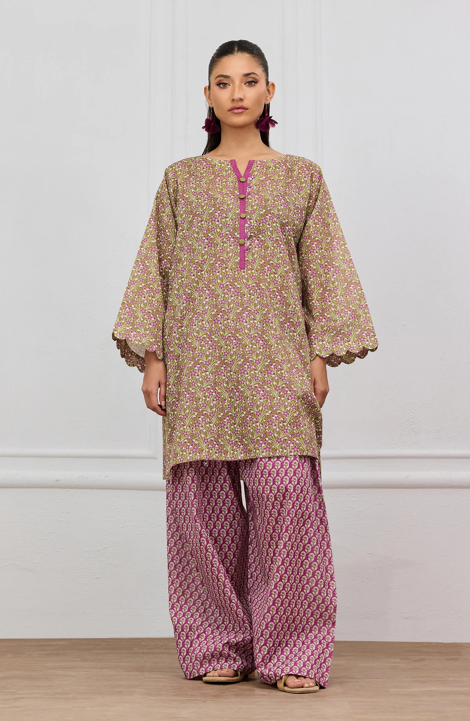 Stitched | 2 Piece | Printed | Karandi Shirt | WRCR25S-2002/S GREEN