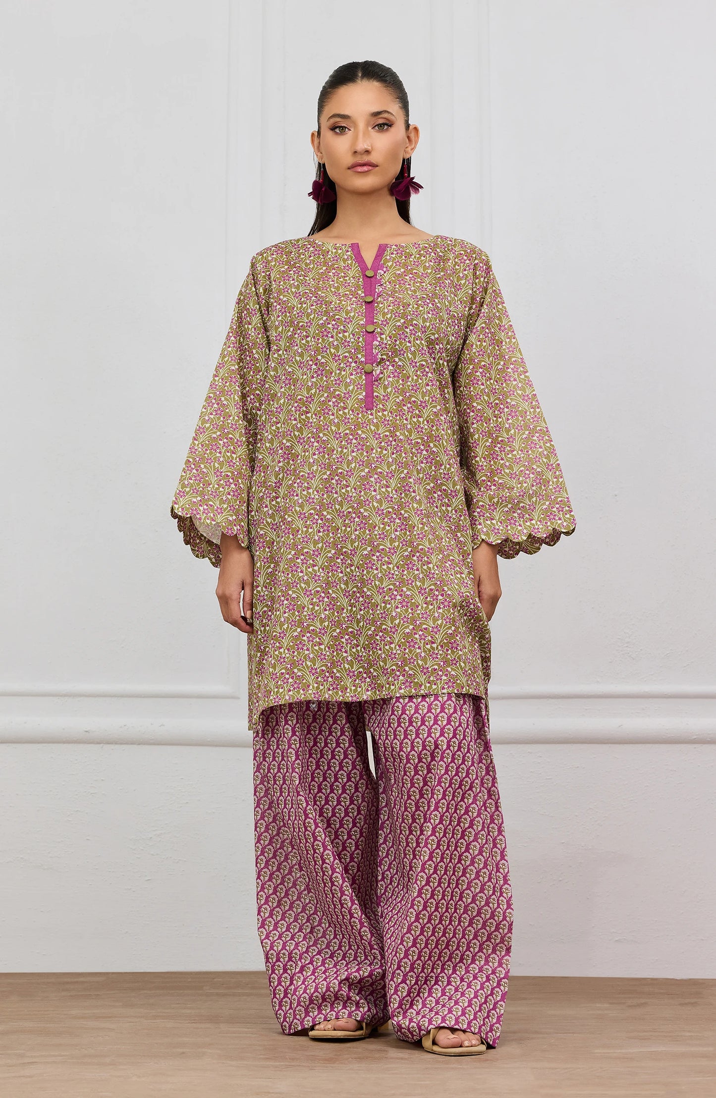 Stitched | 2 Piece | Printed | Karandi Shirt | WRCR25S-2002/S GREEN
