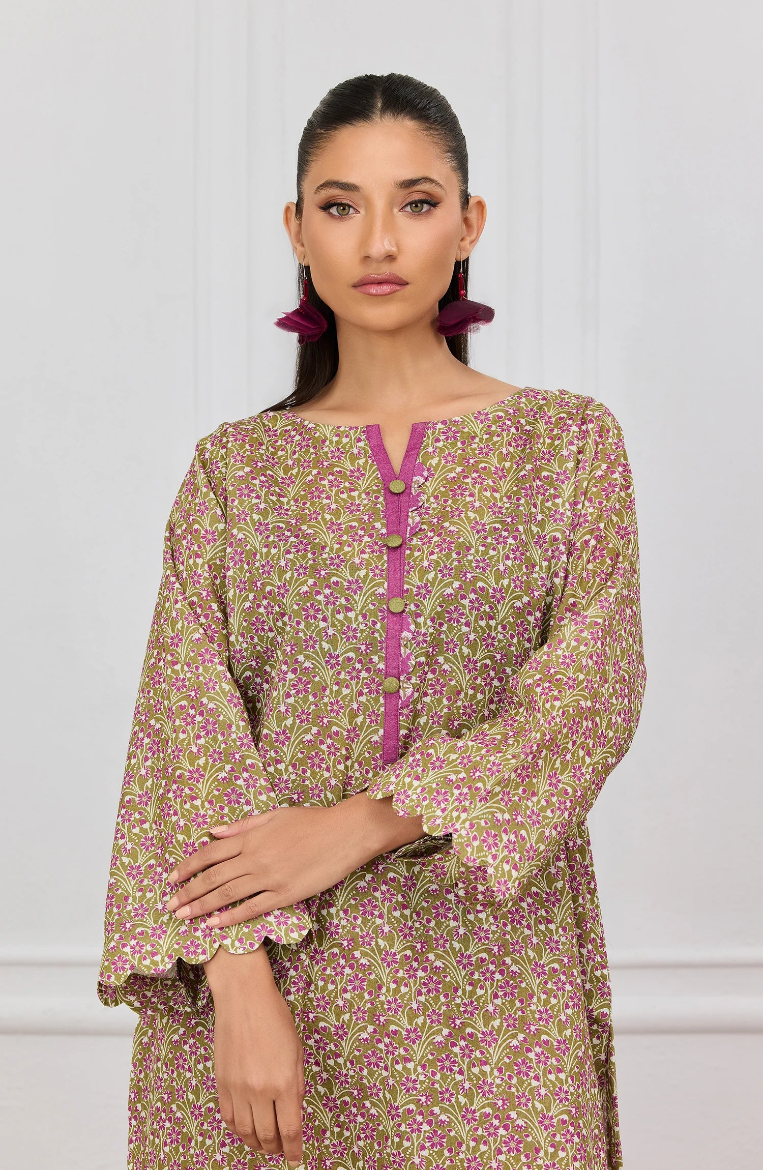 Stitched | 2 Piece | Printed | Karandi Shirt | WRCR25S-2002/S GREEN