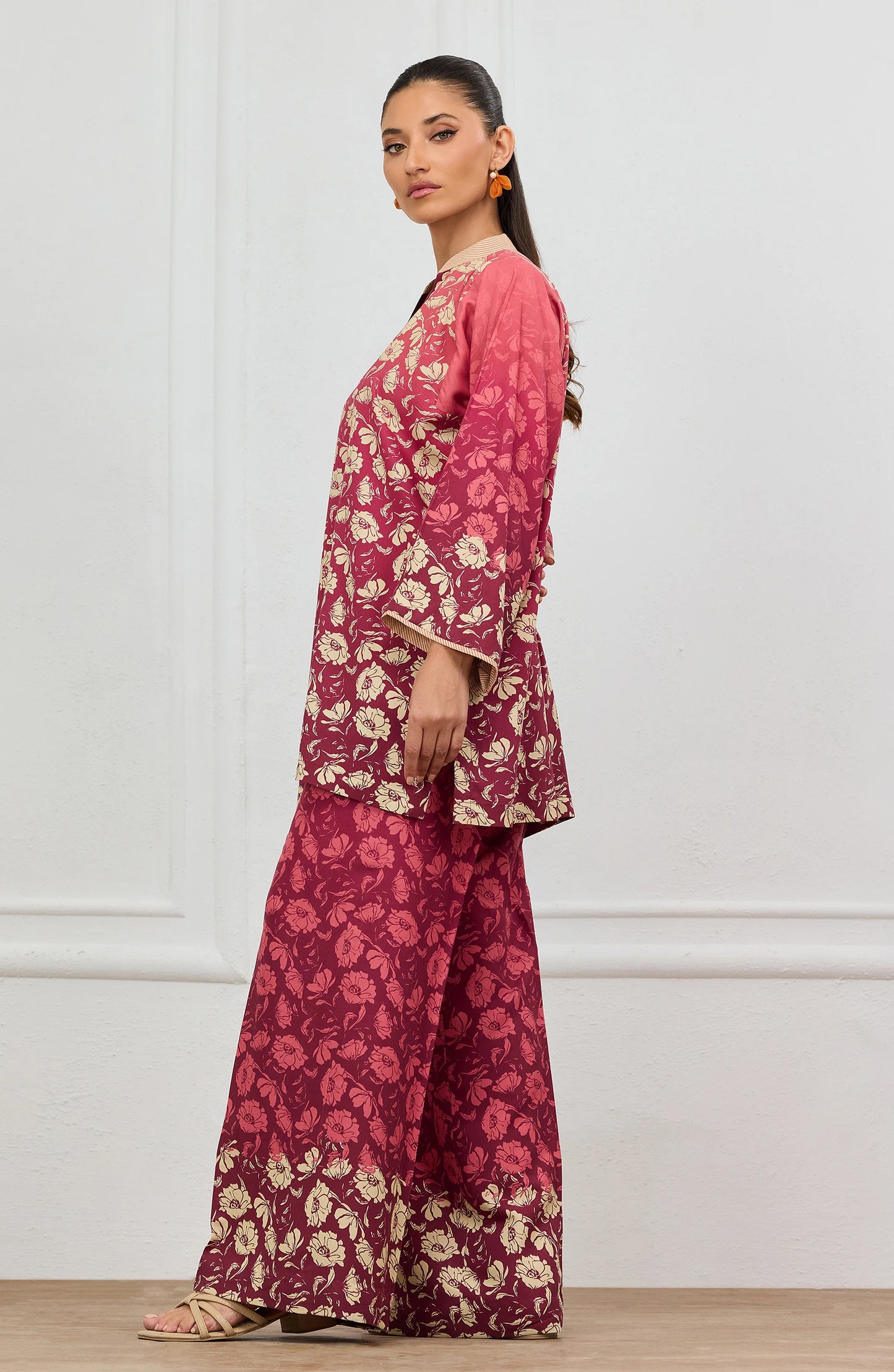 Stitched | 2 Piece | Printed | Lawn Shirt | WRCV25S-2037/S MAROON