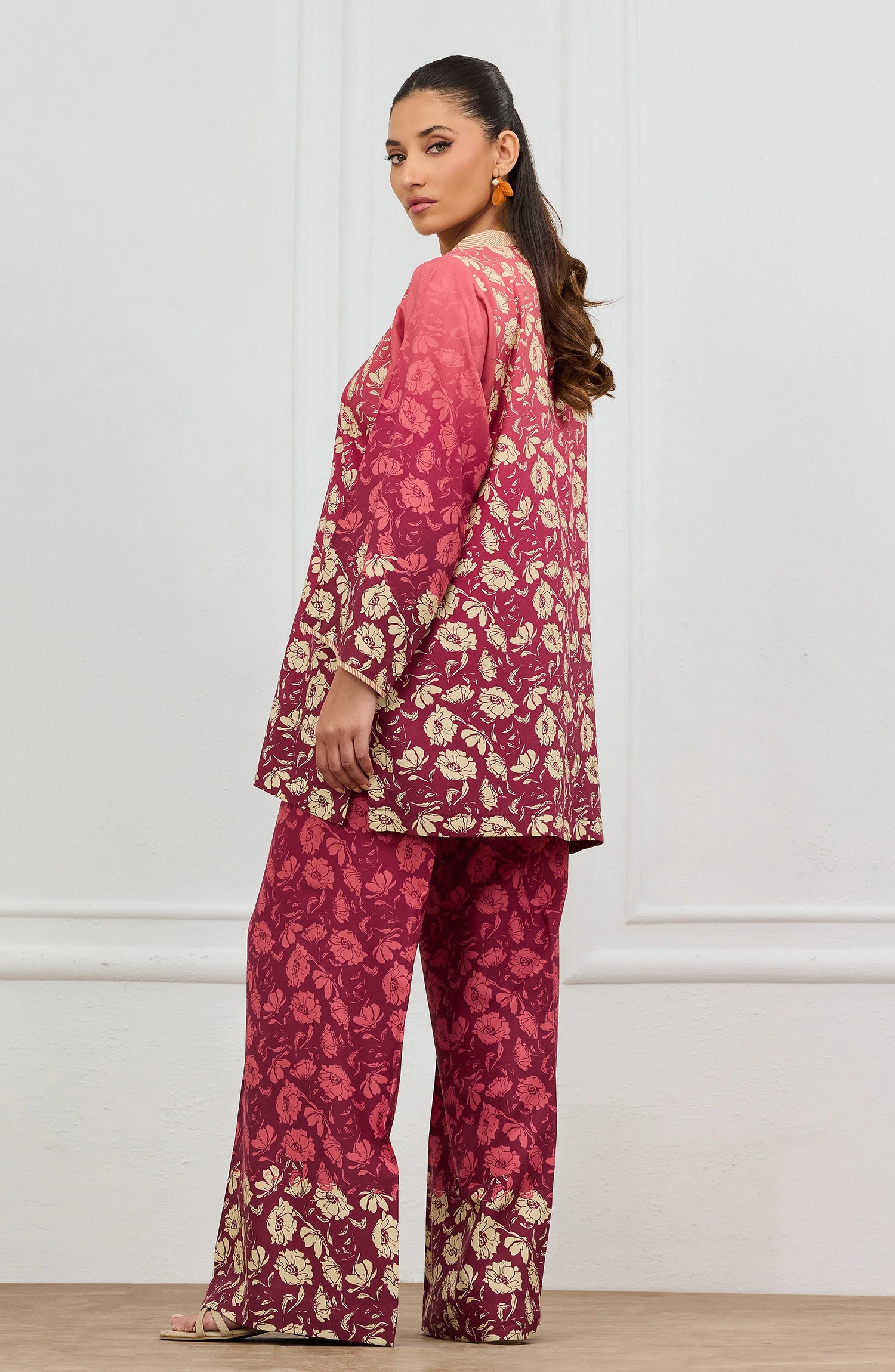 Stitched | 2 Piece | Printed | Lawn Shirt | WRCV25S-2037/S MAROON