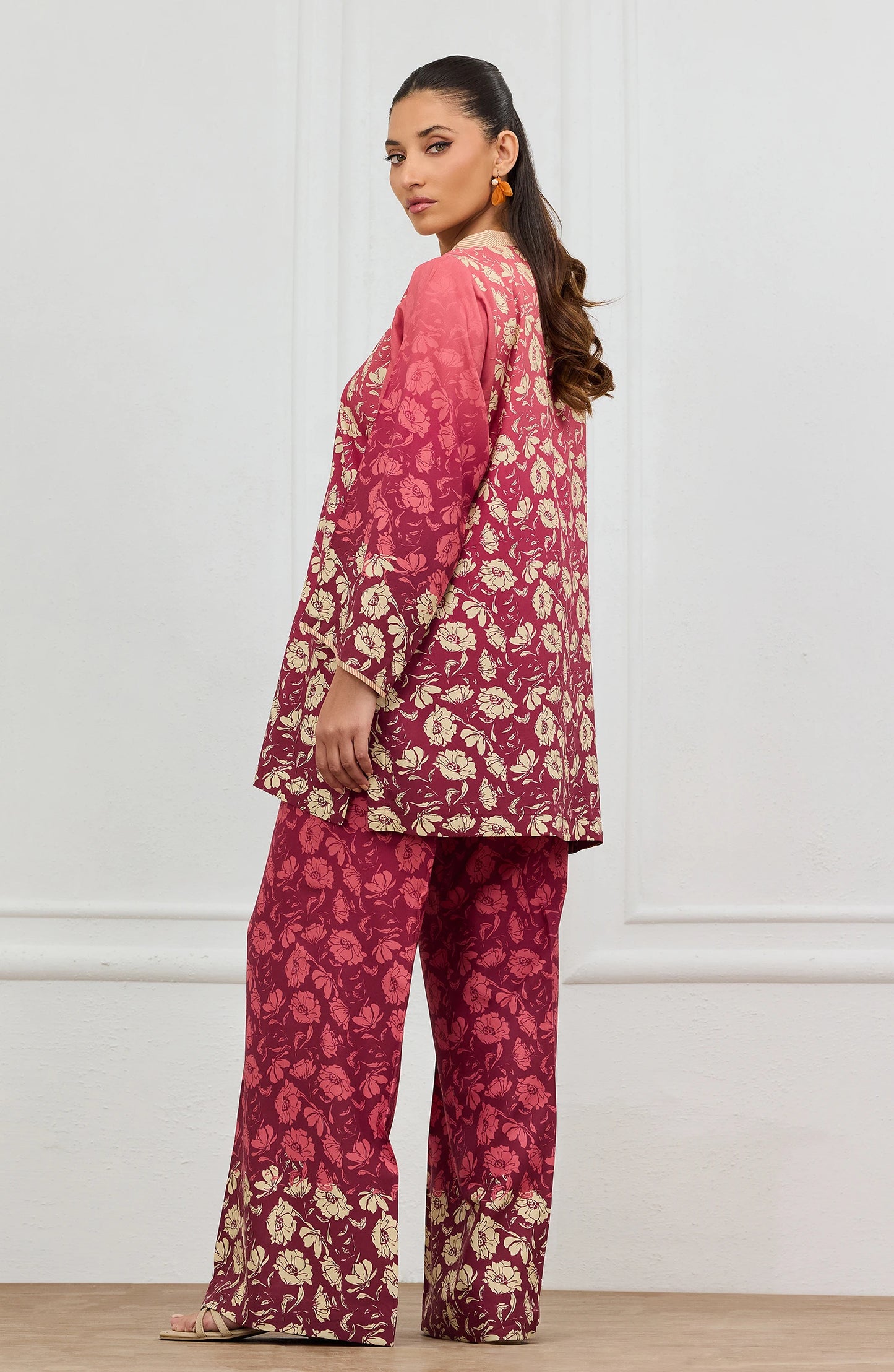 Stitched | 2 Piece | Printed | Lawn Shirt | WRCV25S-2037/S MAROON