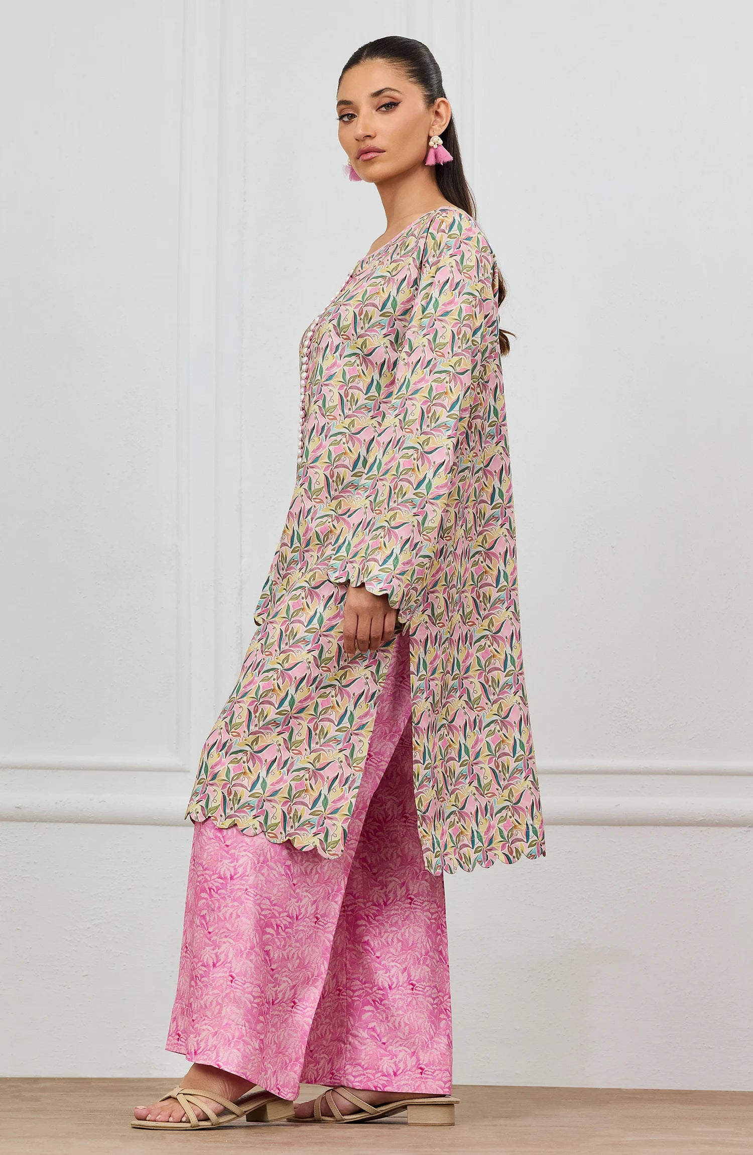 Stitched | 2 Piece | Printed | Linen Shirt | WRCV25S-2035/S PINK