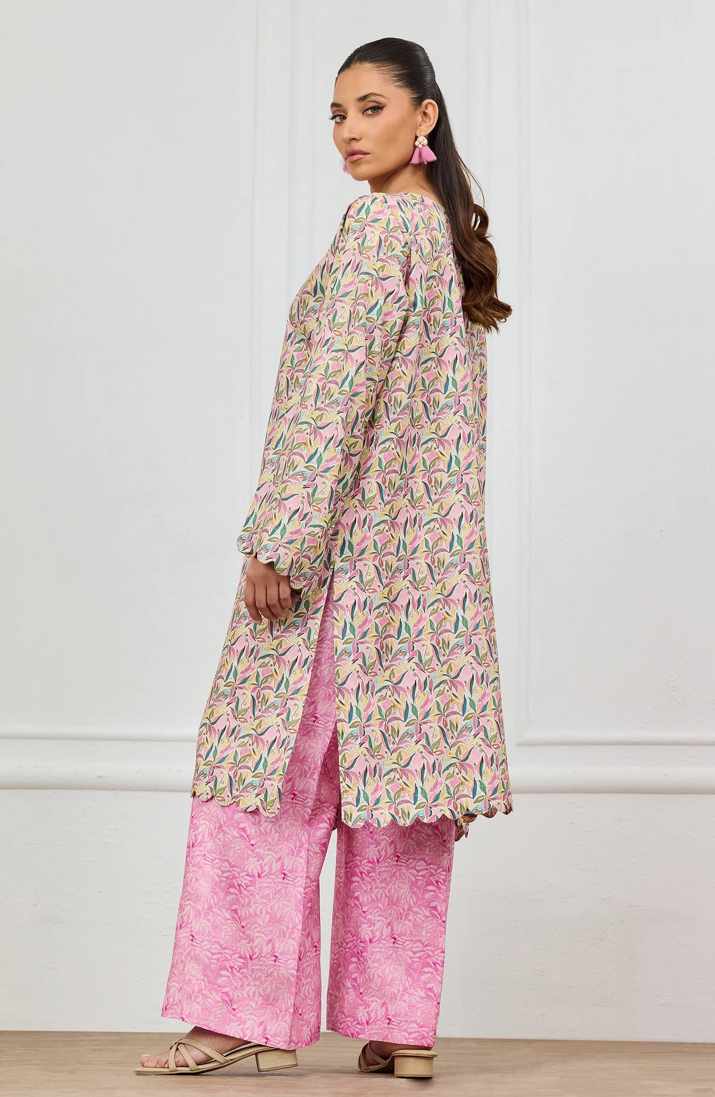 Stitched | 2 Piece | Printed | Linen Shirt | WRCV25S-2035/S PINK
