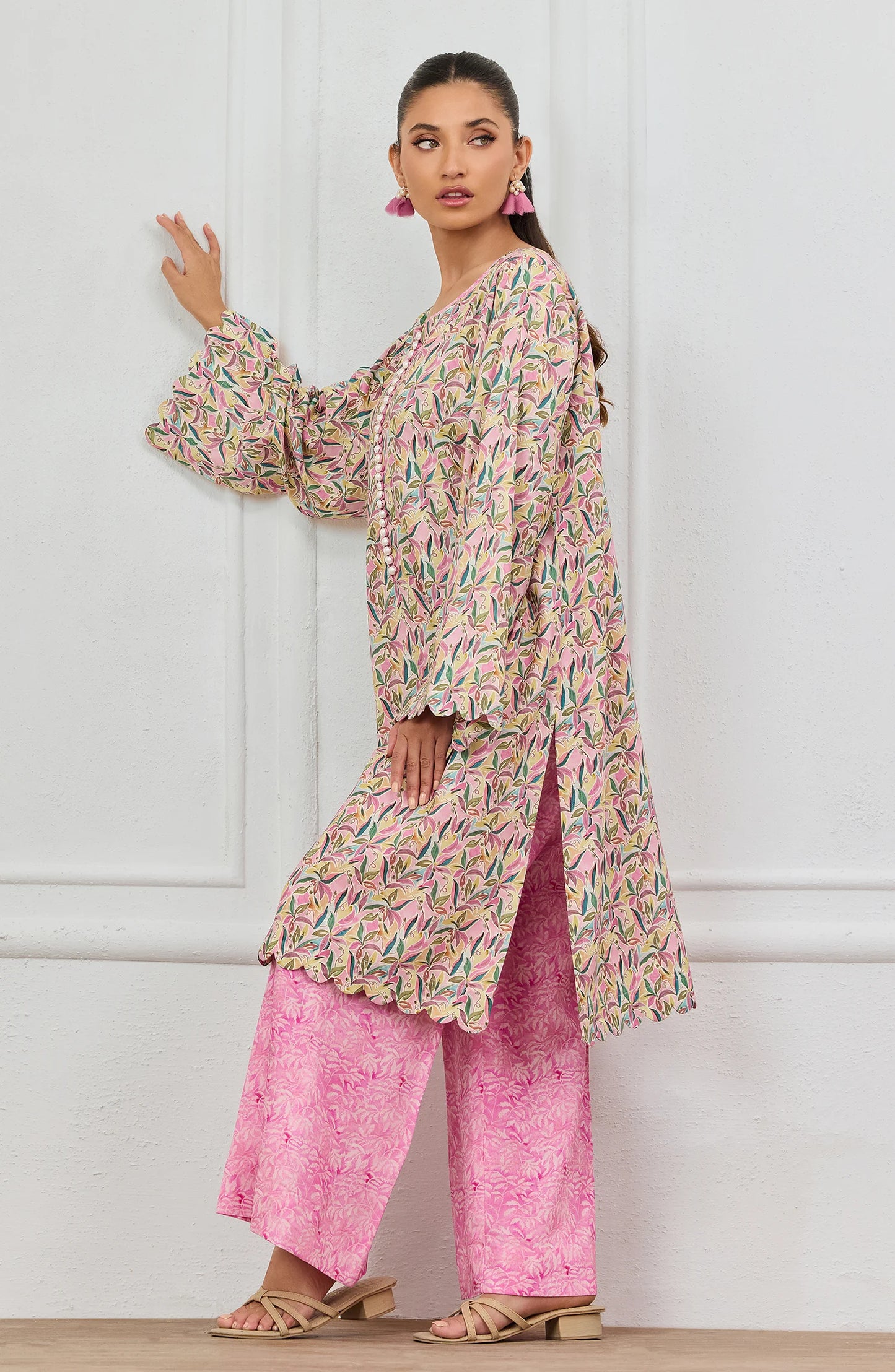 Stitched | 2 Piece | Printed | Linen Shirt | WRCV25S-2035/S PINK