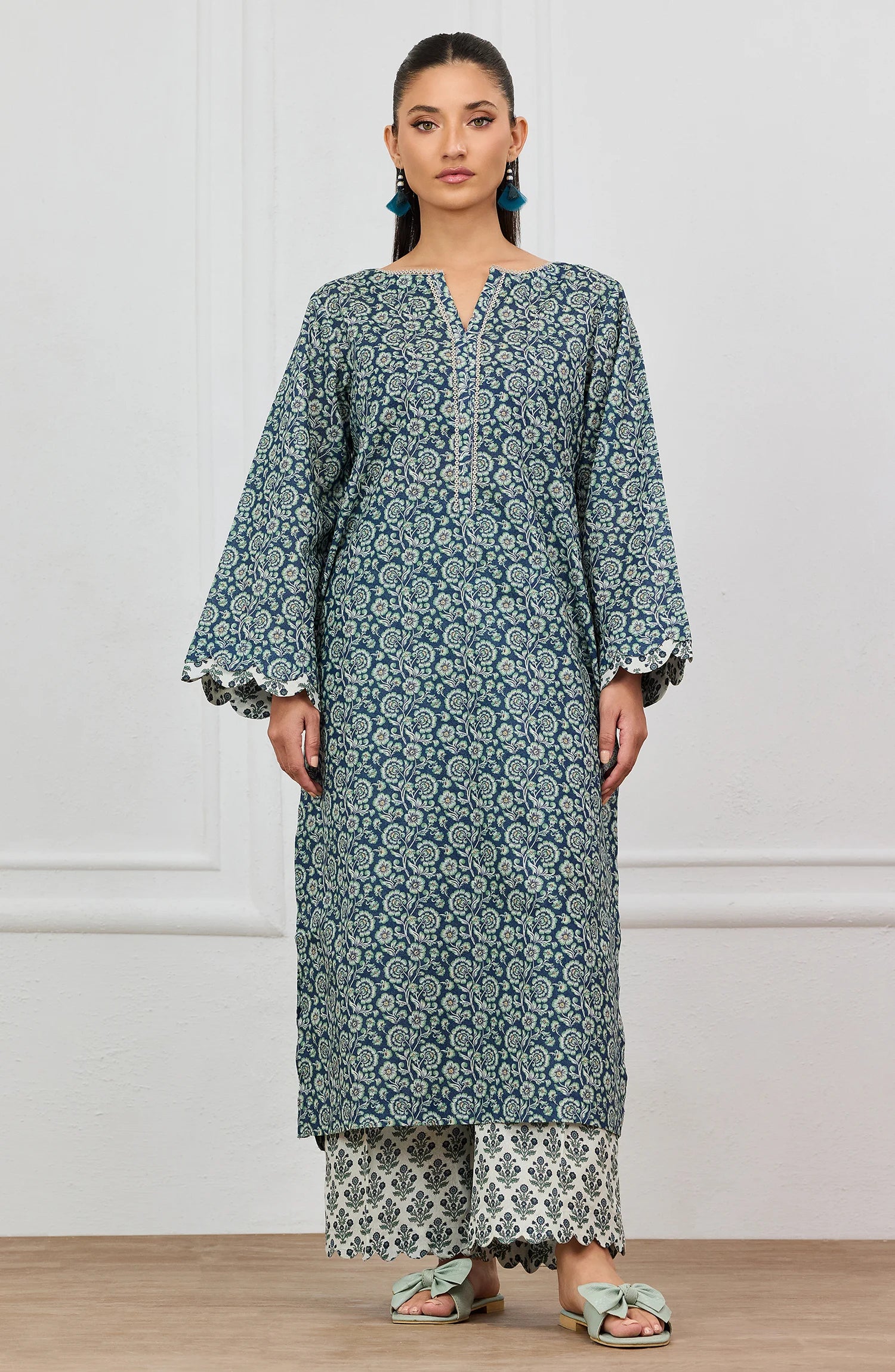 Stitched | 2 Piece | Printed | Karandi Shirt | WRCR25S-2003/S GREEN