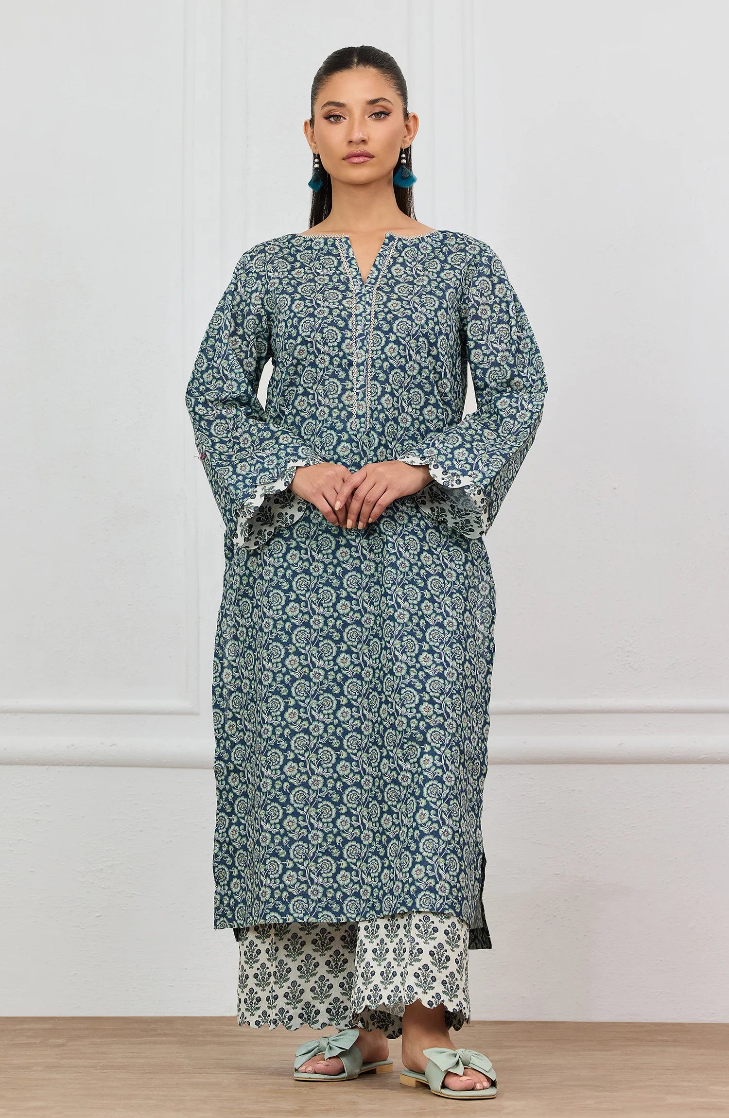 Stitched | 2 Piece | Printed | Karandi Shirt | WRCR25S-2003/S GREEN
