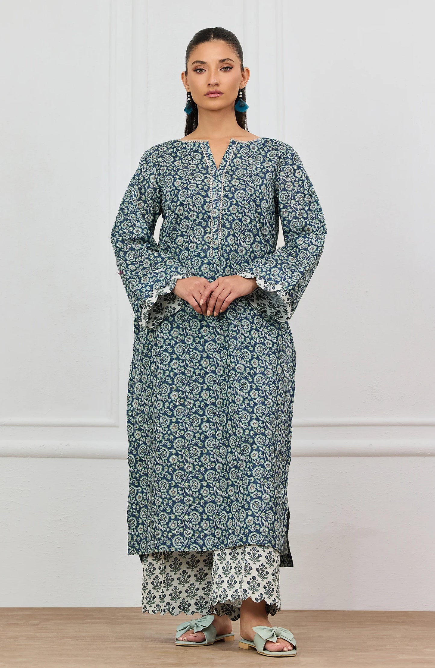 Stitched | 2 Piece | Printed | Karandi Shirt | WRCR25S-2003/S GREEN