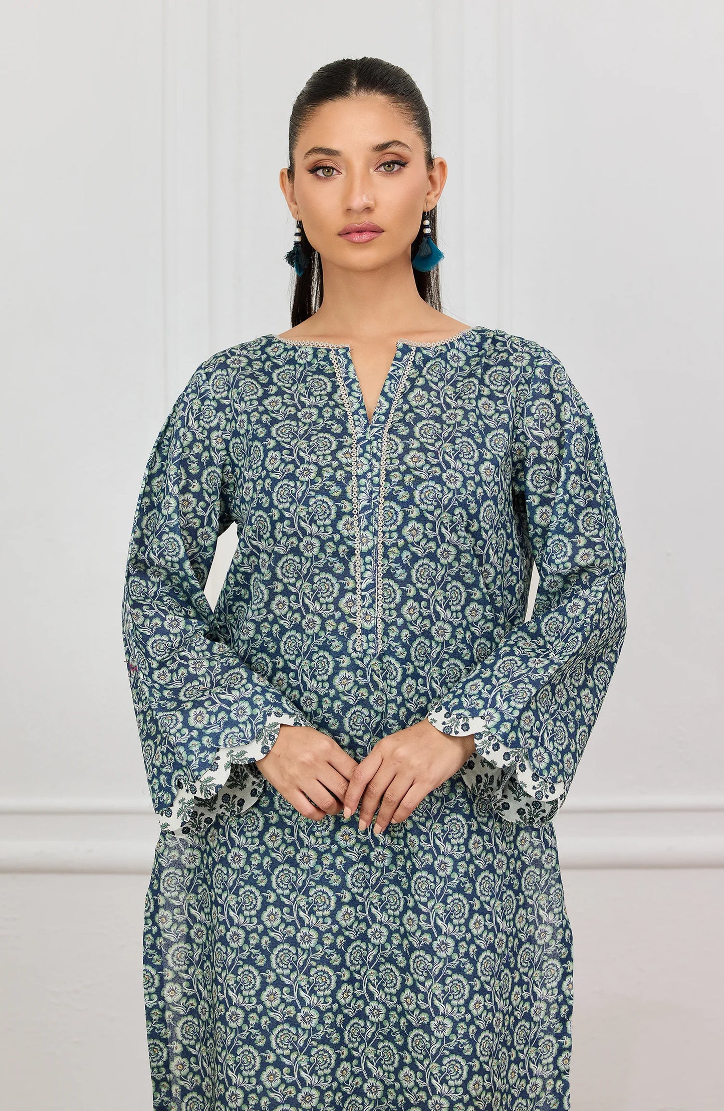 Stitched | 2 Piece | Printed | Karandi Shirt | WRCR25S-2003/S GREEN