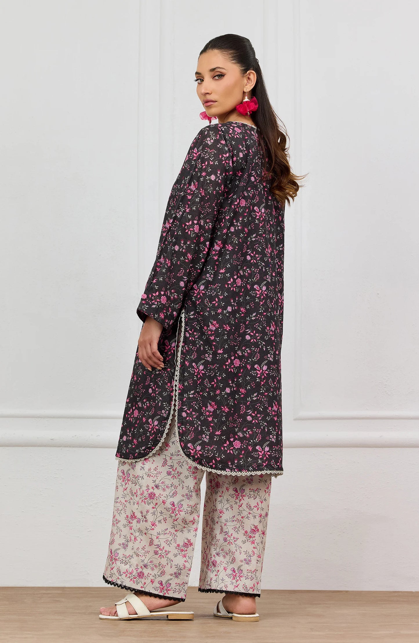 Stitched | 2 Piece | Printed | Karandi Shirt | WRCR25S-2004/S BLACK
