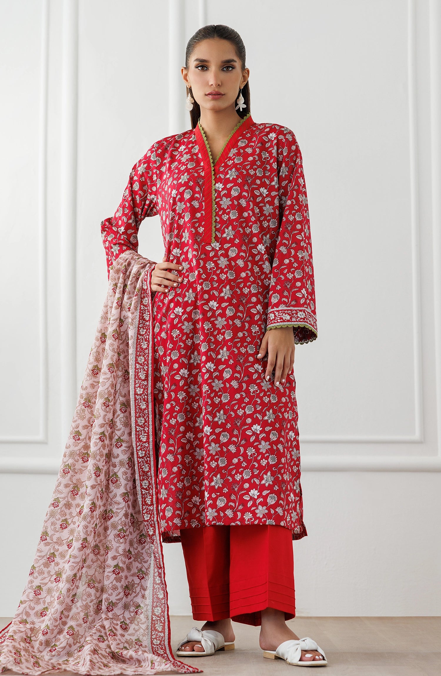 Stitched | 3 Piece | Printed Lawn | OTL-25-344