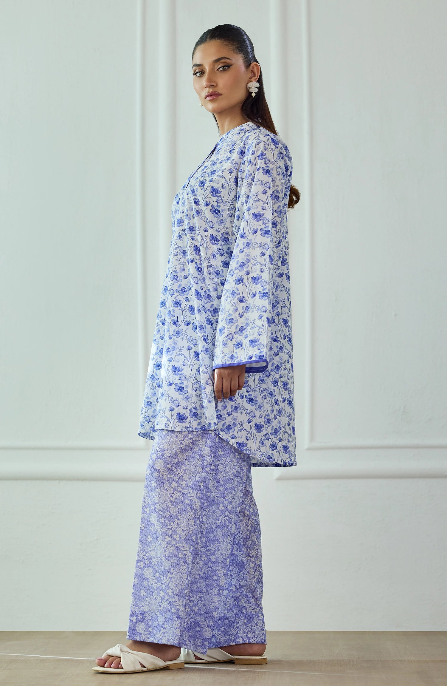 Stitched | 2 Piece | Printed | Lawn Jacquard Shirt | WRCJ25S-2054/S BLUE