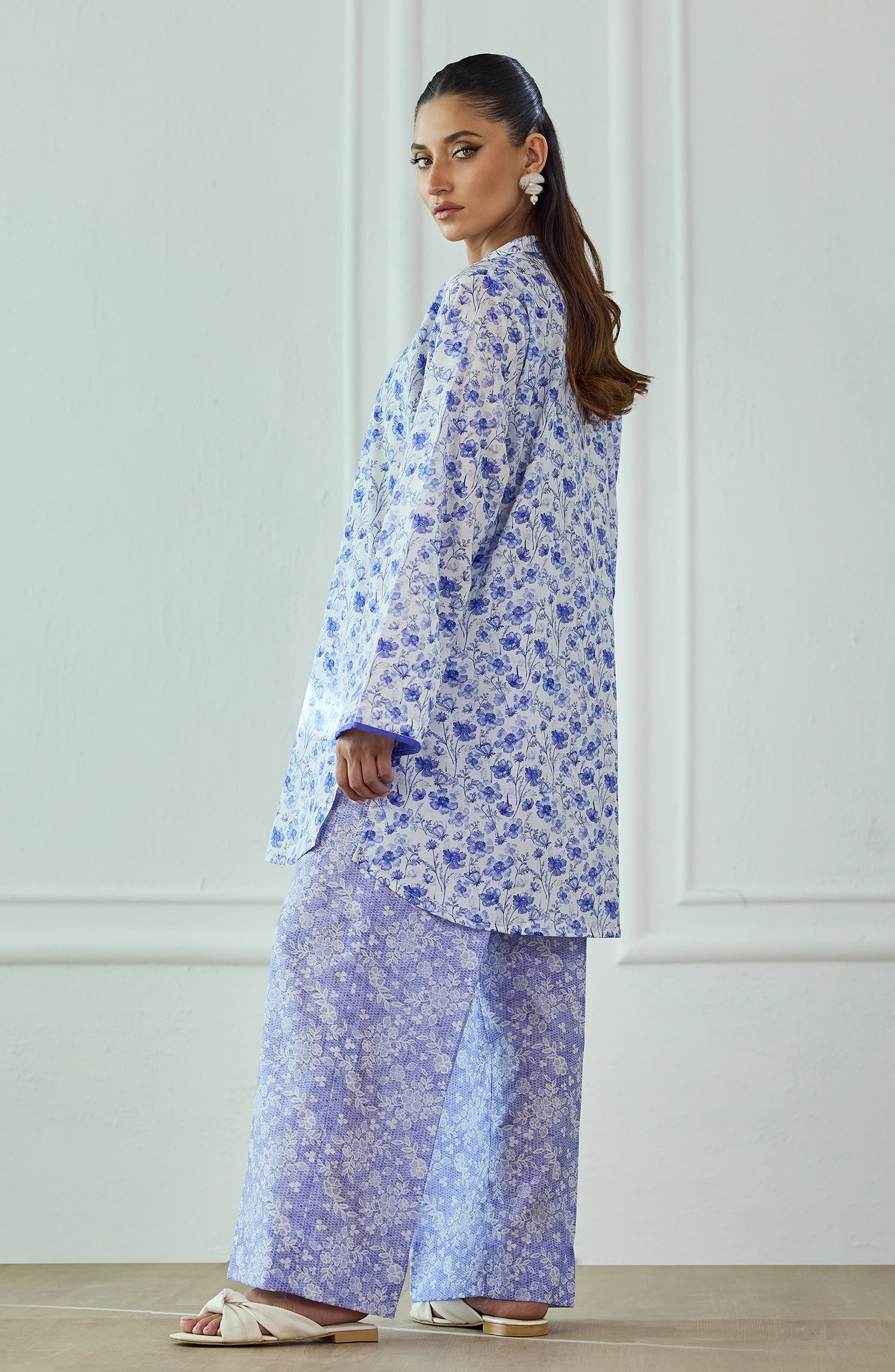 Stitched | 2 Piece | Printed | Lawn Jacquard Shirt | WRCJ25S-2054/S BLUE
