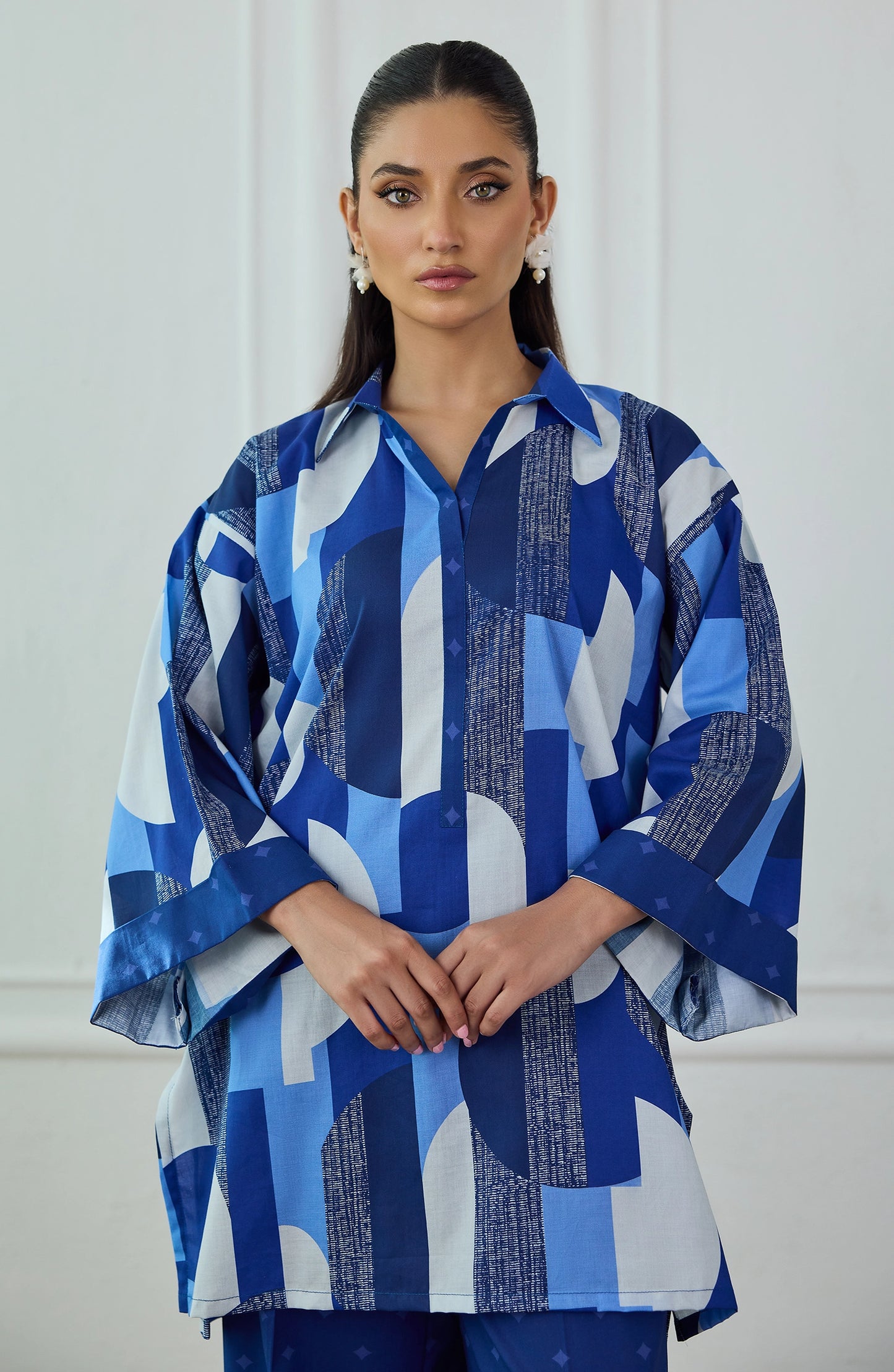 Stitched | 2 Piece | Printed | Lawn Shirt | WRCV25S-2038/S BLUE