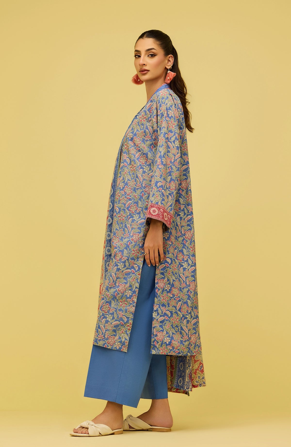Unstitched | 3 Piece | Printed | Lawn Shirt | OTL-20886/U BLUE SUZANE